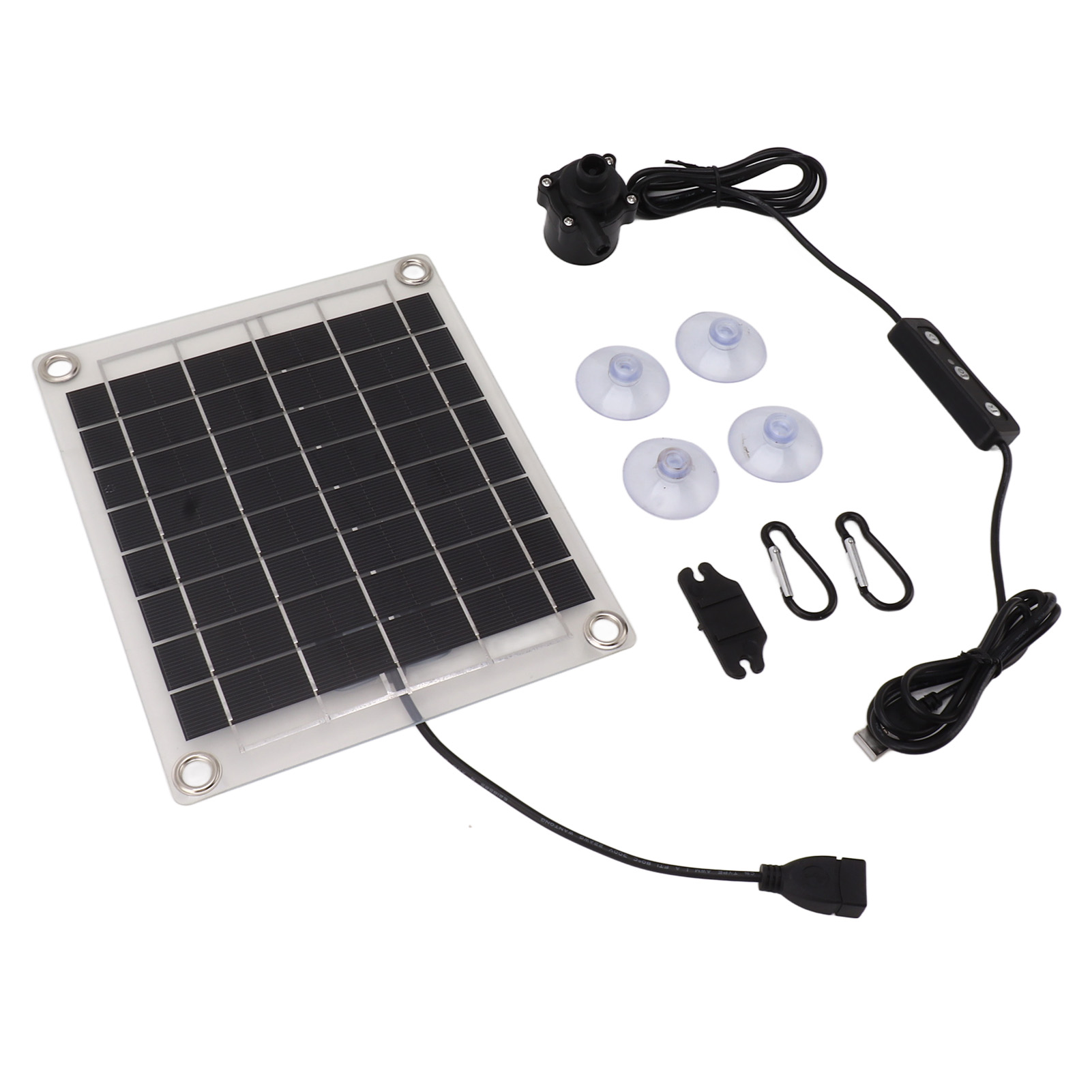 20-w-solar-tauchpumpen-set Für Springbrunnen, Teiche, Vogeltränken Und Bewässerung Durchflussmenge Mit Schalter Einstellbar