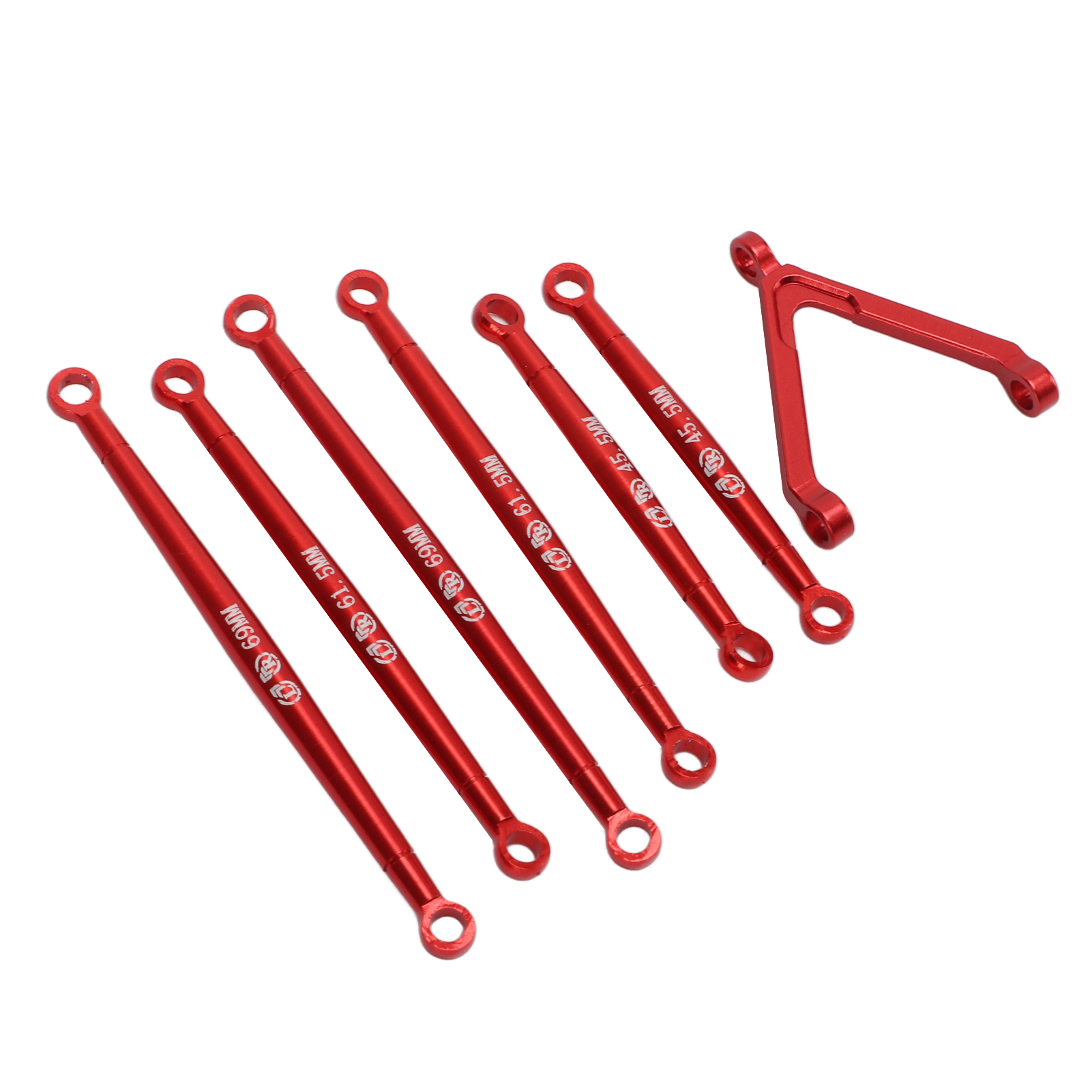 Metall-pleuelstangensatz Für Axial Scx24 1/24 Ferngesteuertes Auto, Rote Karosserieteile