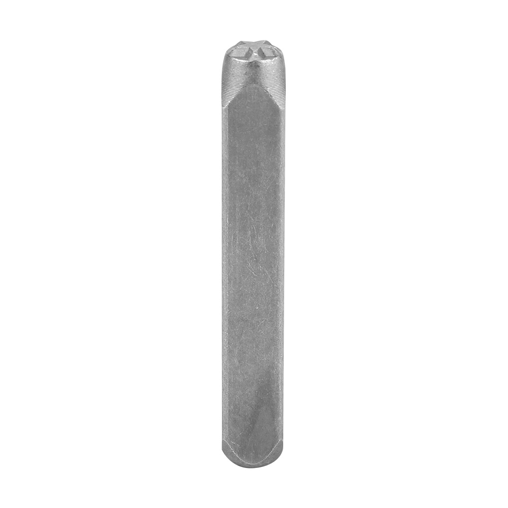 Set Mit 1 Sternförmigem Stempel Aus Cr-v-stahl Zur Individuellen Markierung Von Metall Und Leder