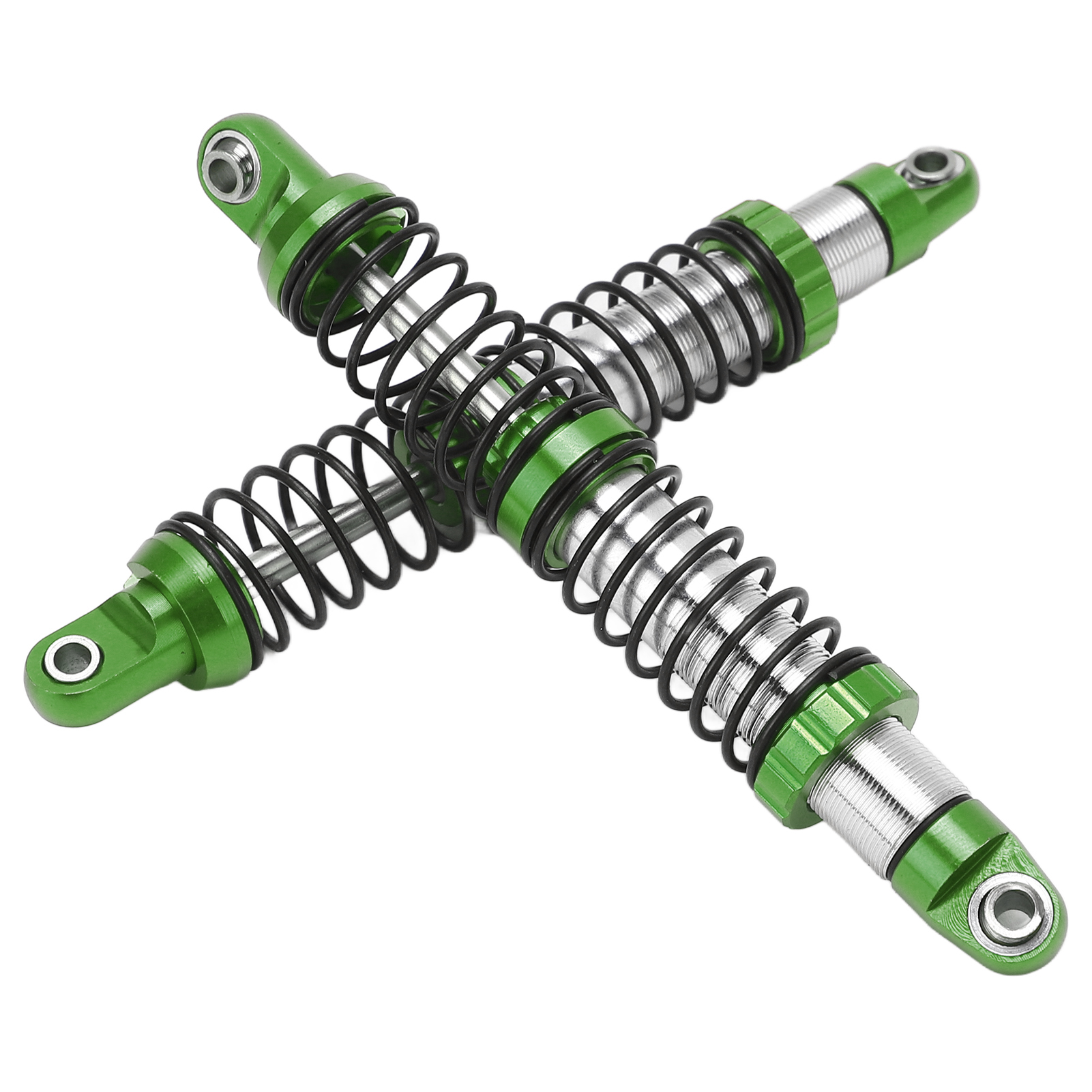 Paar 102-mm-metallstoßdämpfer (vorne Und Hinten) Für Axial Scx10 1/10 Rc-car, Grün
