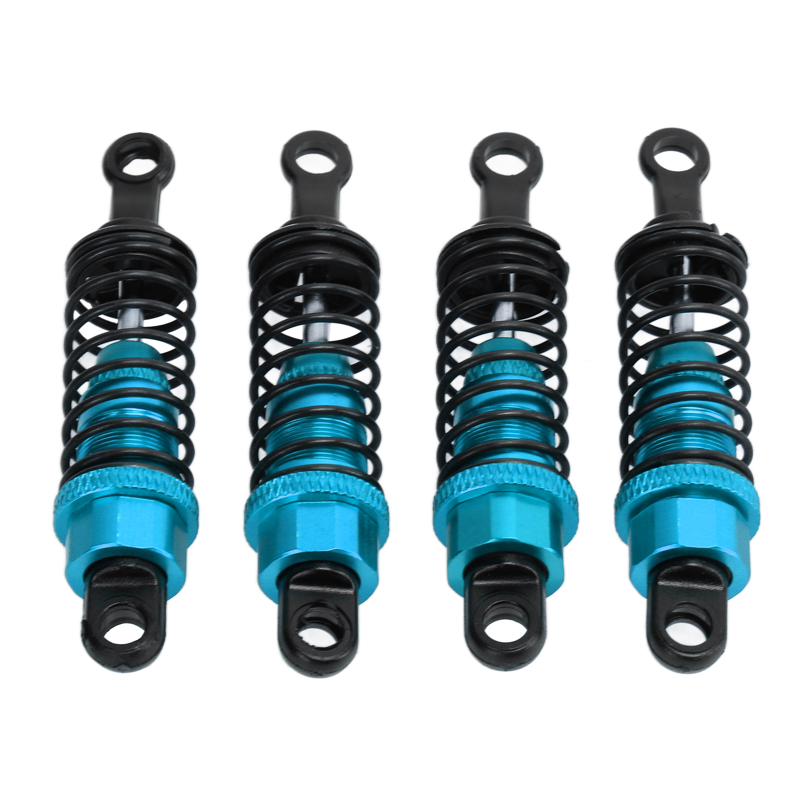 Stück 64-mm-metallstoßdämpfer Mit Silentblock Für Rc-teile Wpl Blau