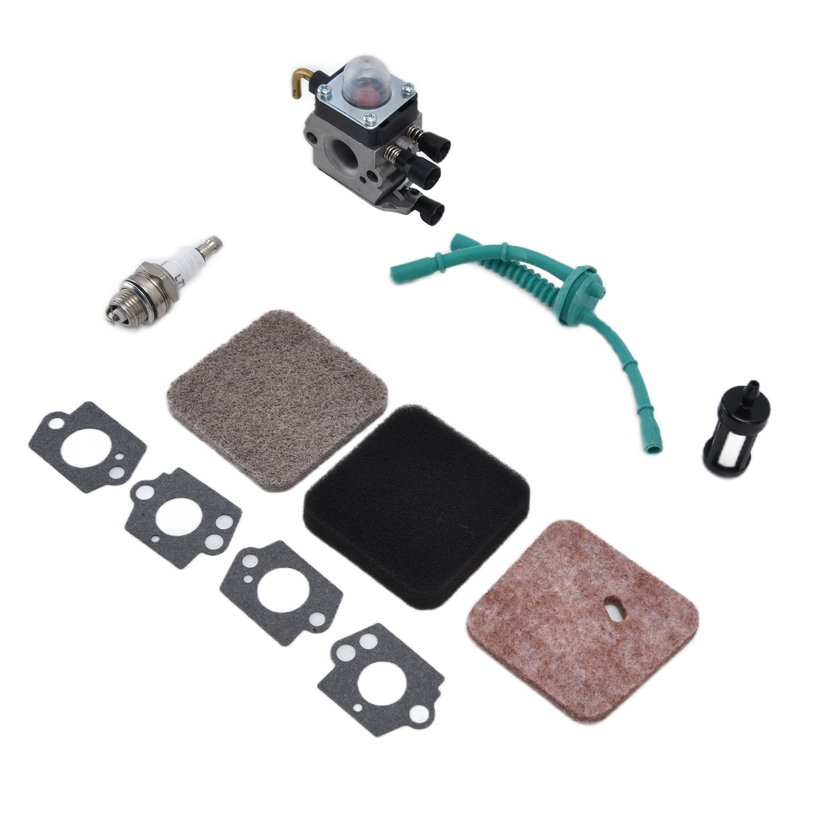 Luftfilter-set, Kraftstofffilter, Zündkerze, Kraftstoffleitung Für Stihl Fs38 Fs45 Fs46 Fs55 Km55 Fs85