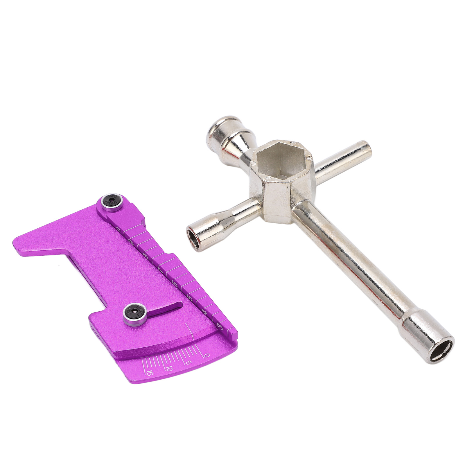 Kreuzschlüssel-wartungshülse, Großer Sechskant-multitool, Rc-car-4wd-kit, Positionierungslineal, Lila