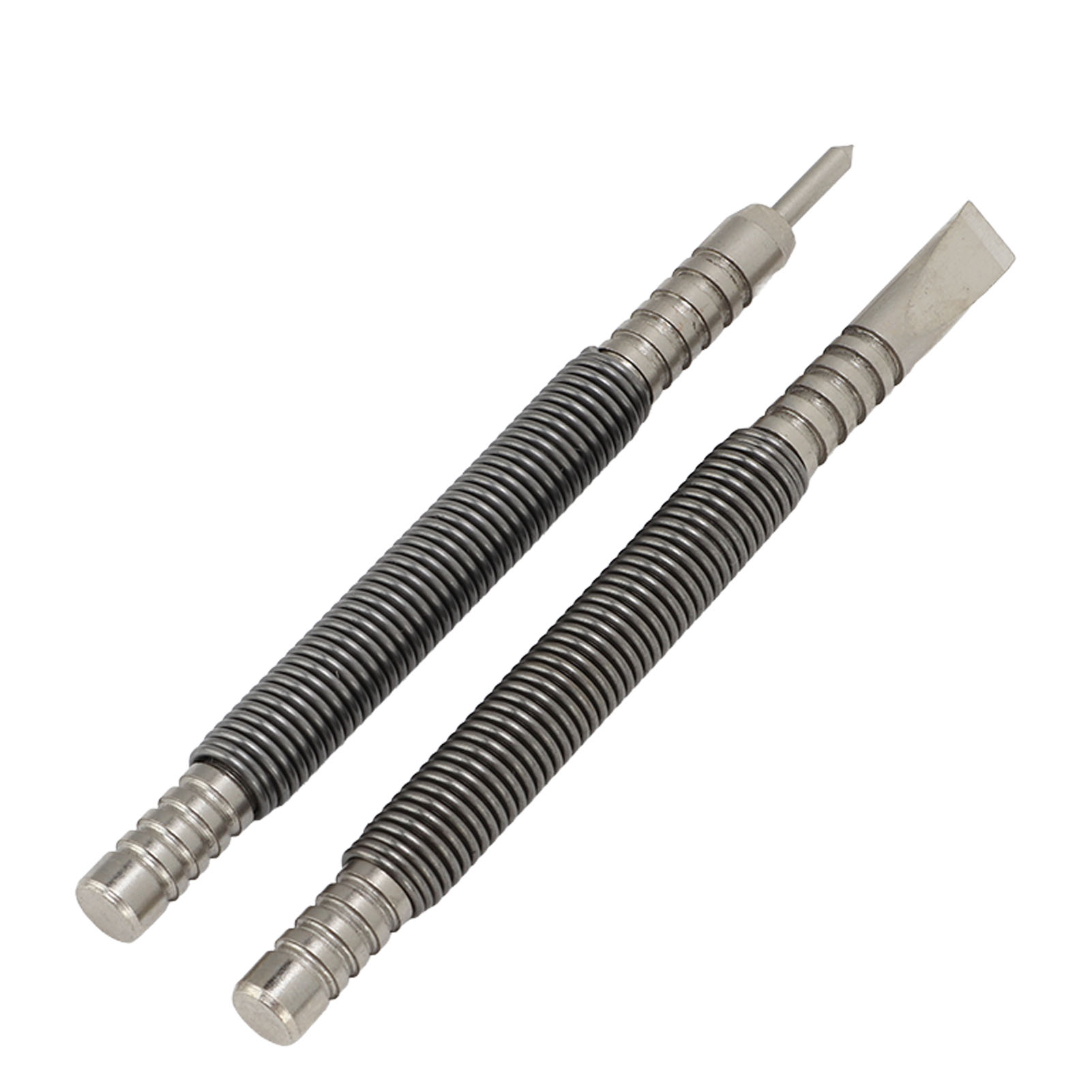 Set Aus 2 Nageltreibern Aus Hochkohlenstoffhaltigem Stahl, Doppelseitiger Durchschlag Ohne Hammer