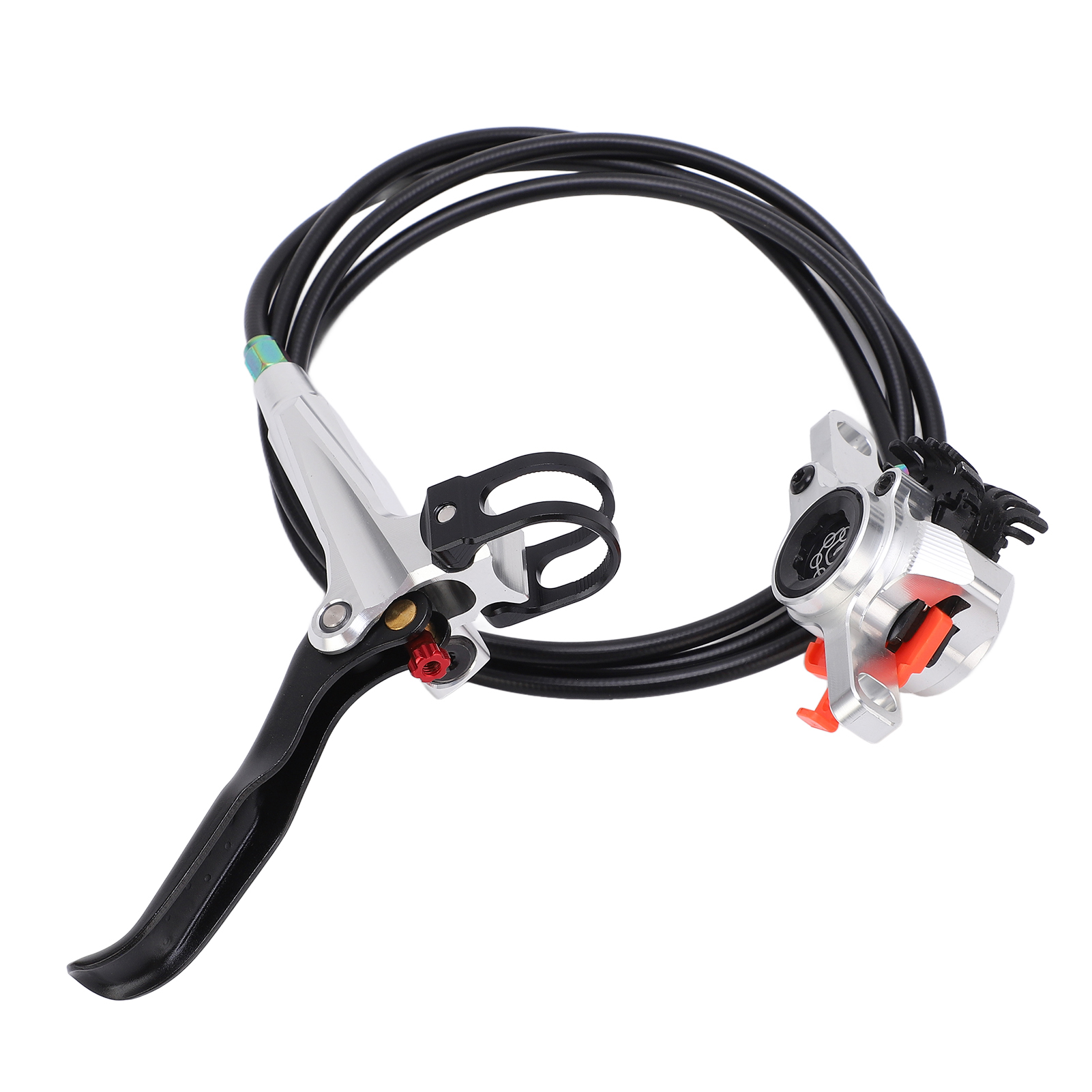 Meijun 160 Mm Hydraulische Hinterrad-scheibenbremse Für Mountainbikes, Silberner Scheibenbremssattel