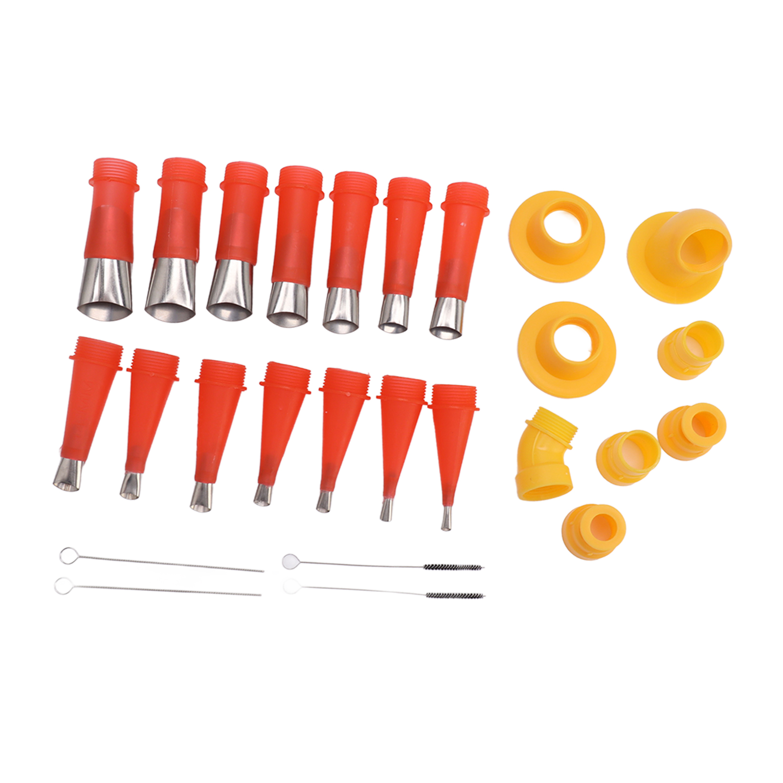 Universelles Set Aus Integrierten Edelstahldüsen Mit Sockel Für Fliesen, Fenster, Glas Und Außenwände