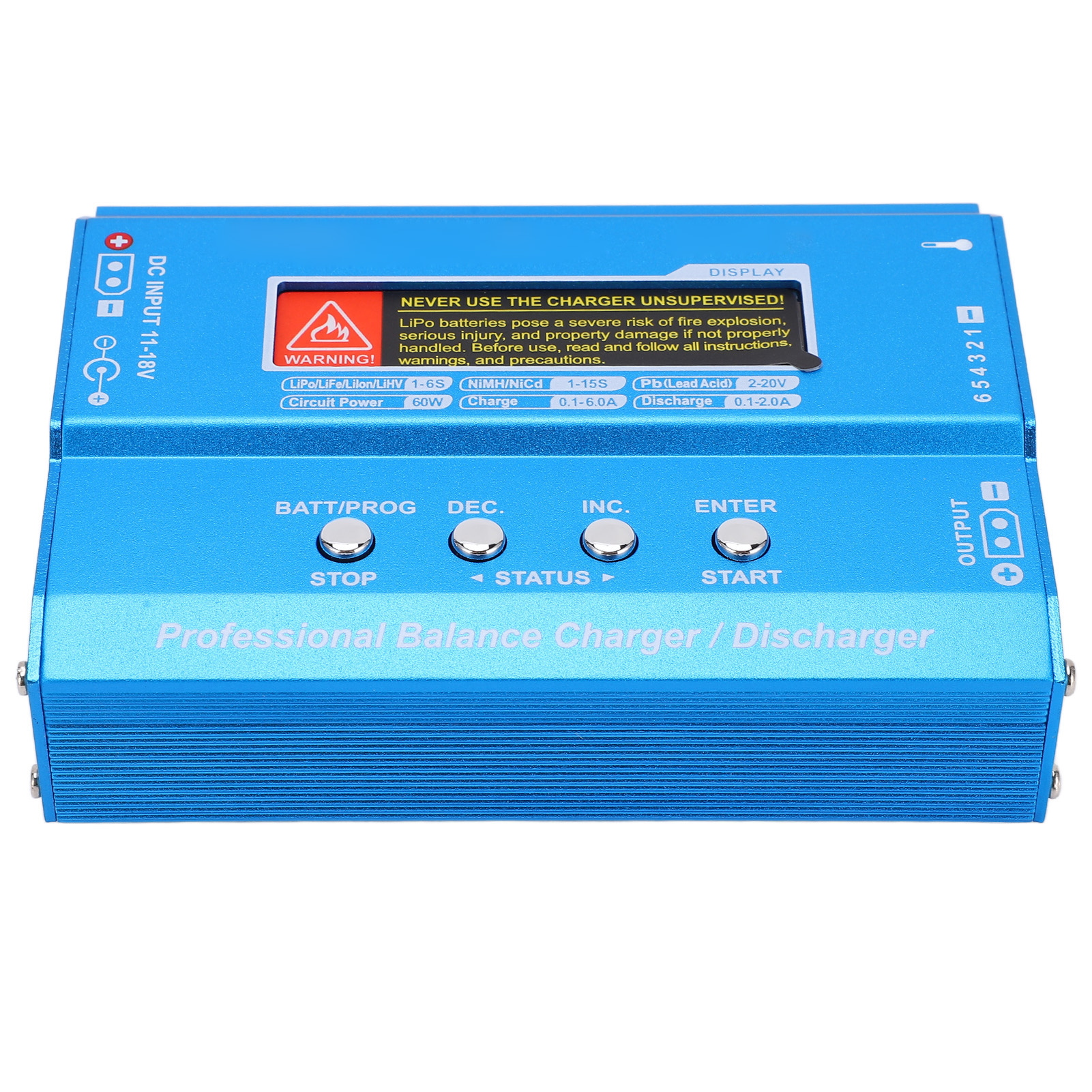 B6 V2 Smart-ladegerät Für Lipo-, Life- Und Li-ionen-akkus Mit Lade- Und Entladefunktion, 60 W 6 A, Balancer-ladegerät