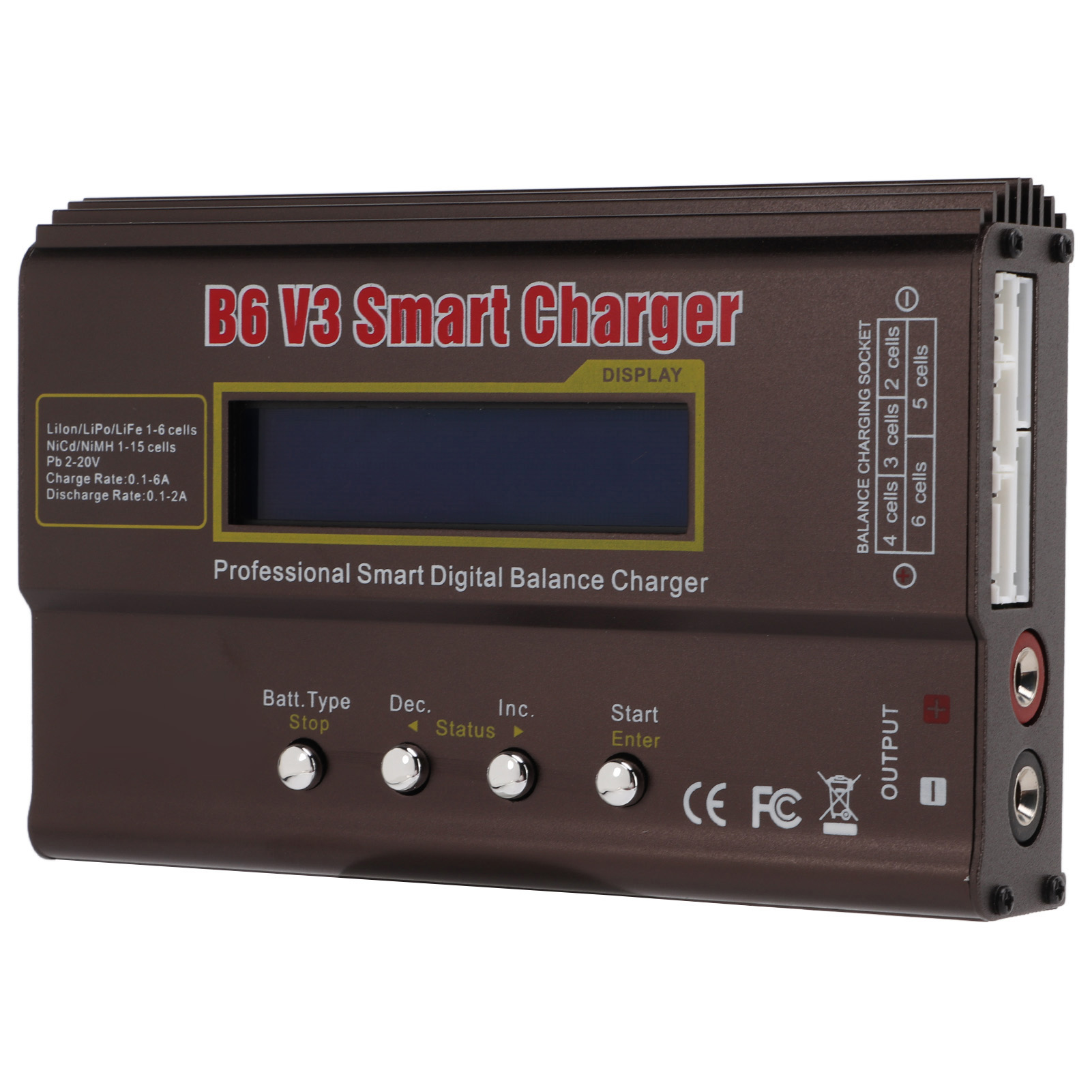 80-w-multifunktions-smart-ladegerät, Maximale Sicherheit, Breite Kompatibilität, B6 V3 Balancer Für Li-ion-, Lipo- Und Bleiakkus