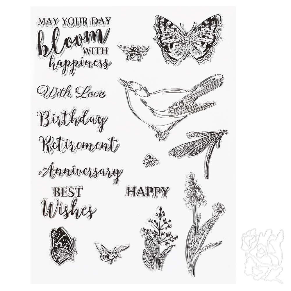 Schmetterlings-stempel Mit Diy-ausschnitt Für Scrapbooking Und Bastelarbeiten