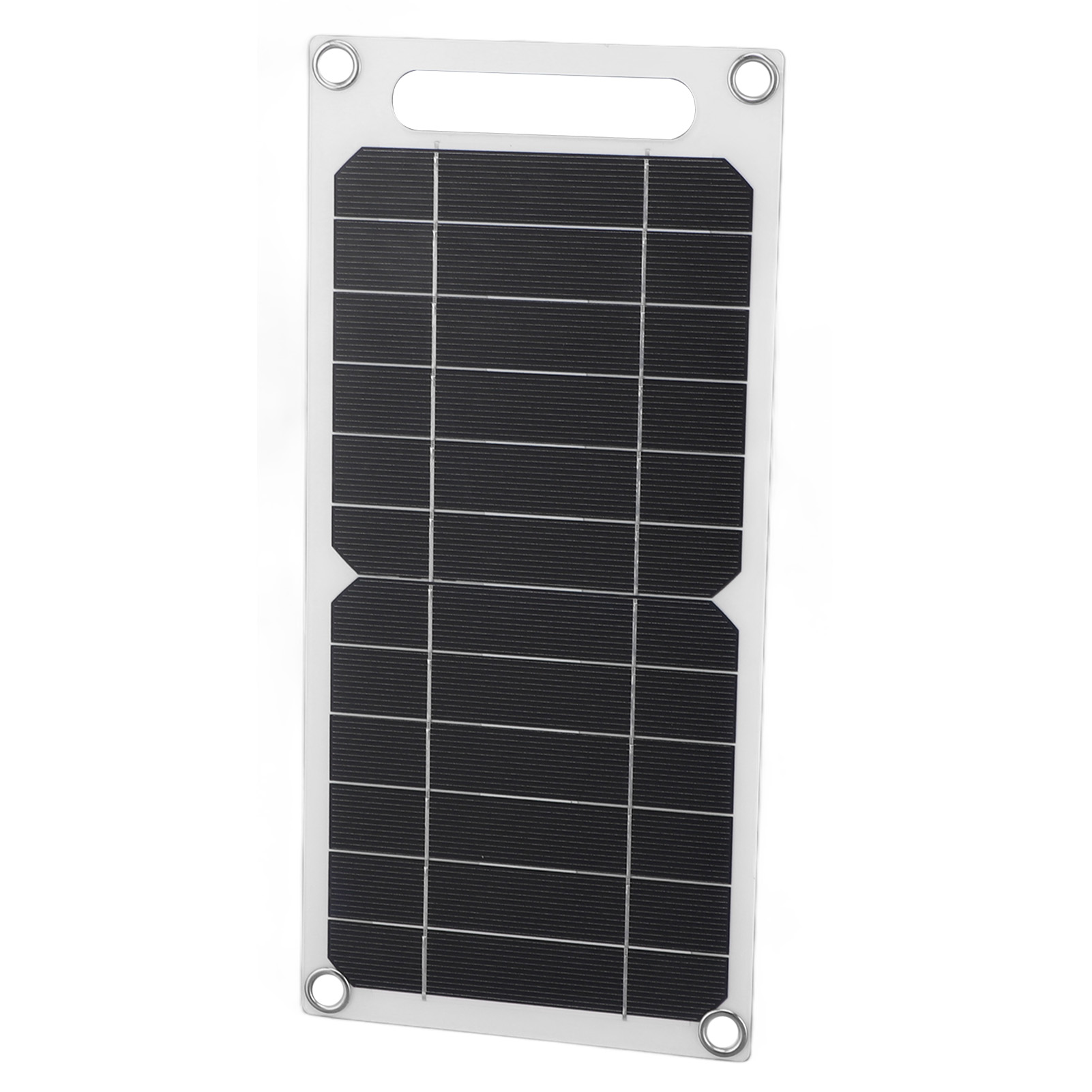 Wasserdichtes 6w 6v Monokristallines Silizium-solarpanel Mit Usb Typ-c Dc-ausgang Für Camping, Reisen Und Outdoor-aktivitäten