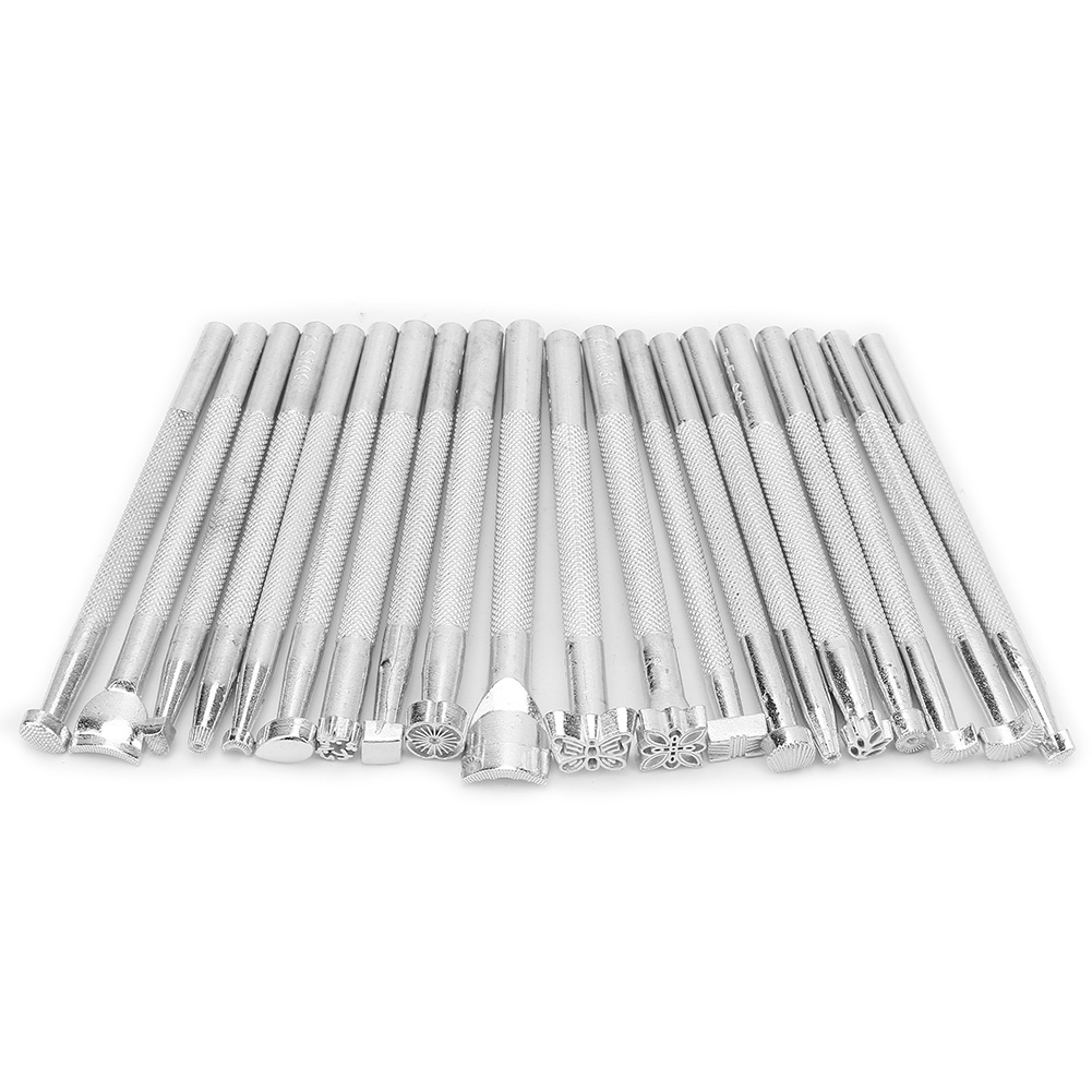 Set Mit 20 Lederlochern In Verschiedenen Formen, Werkzeuge Für Die Lederverarbeitung