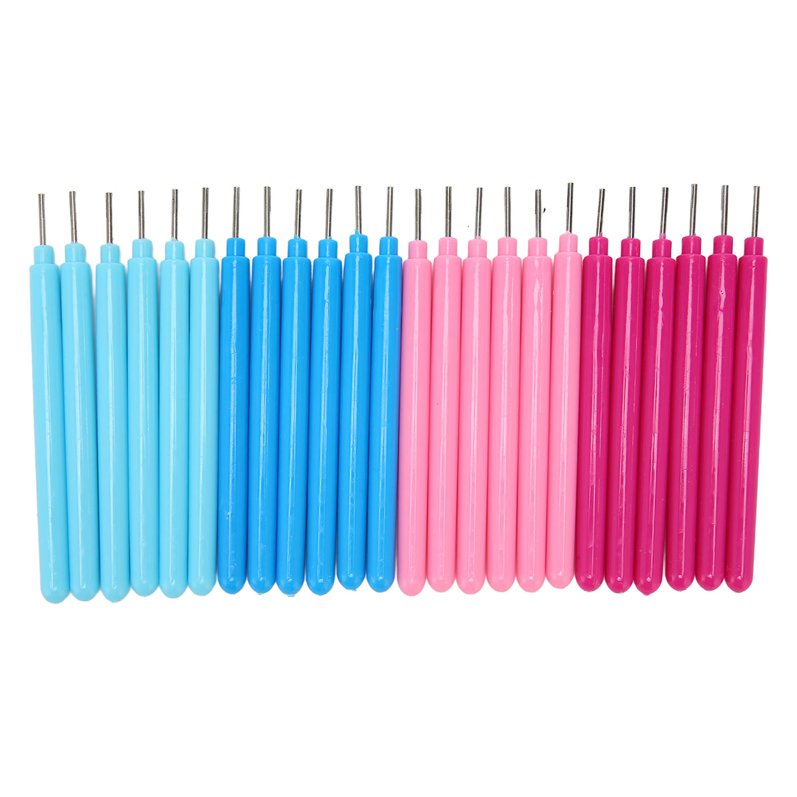 24 Papierquilling-werkzeuge In 4 Farben, Praktische Rollnadelstifte, Komfortabler Griff, Diy-bastelset