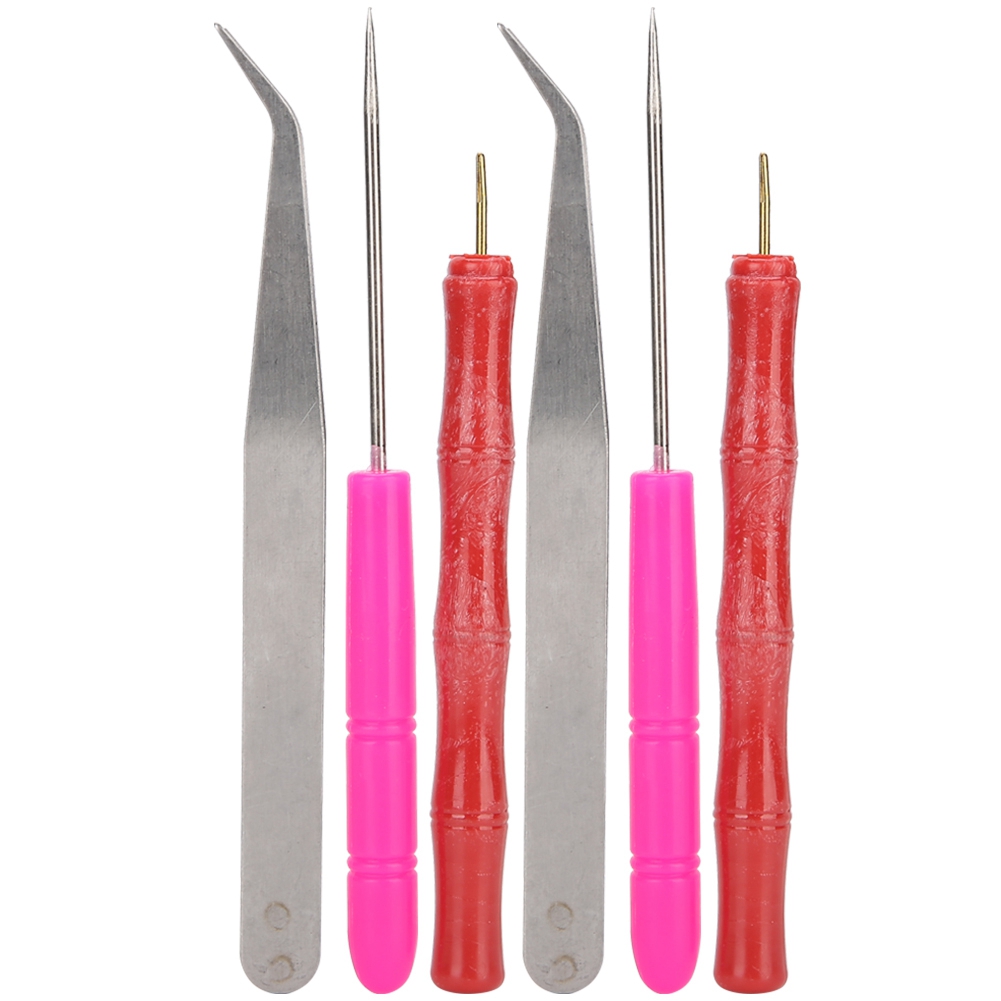 Papierquilling-set, 2 Sets – Manuelle Rollstifte, Büroklammer, Schlitzwerkzeug (3 Teile X 2)