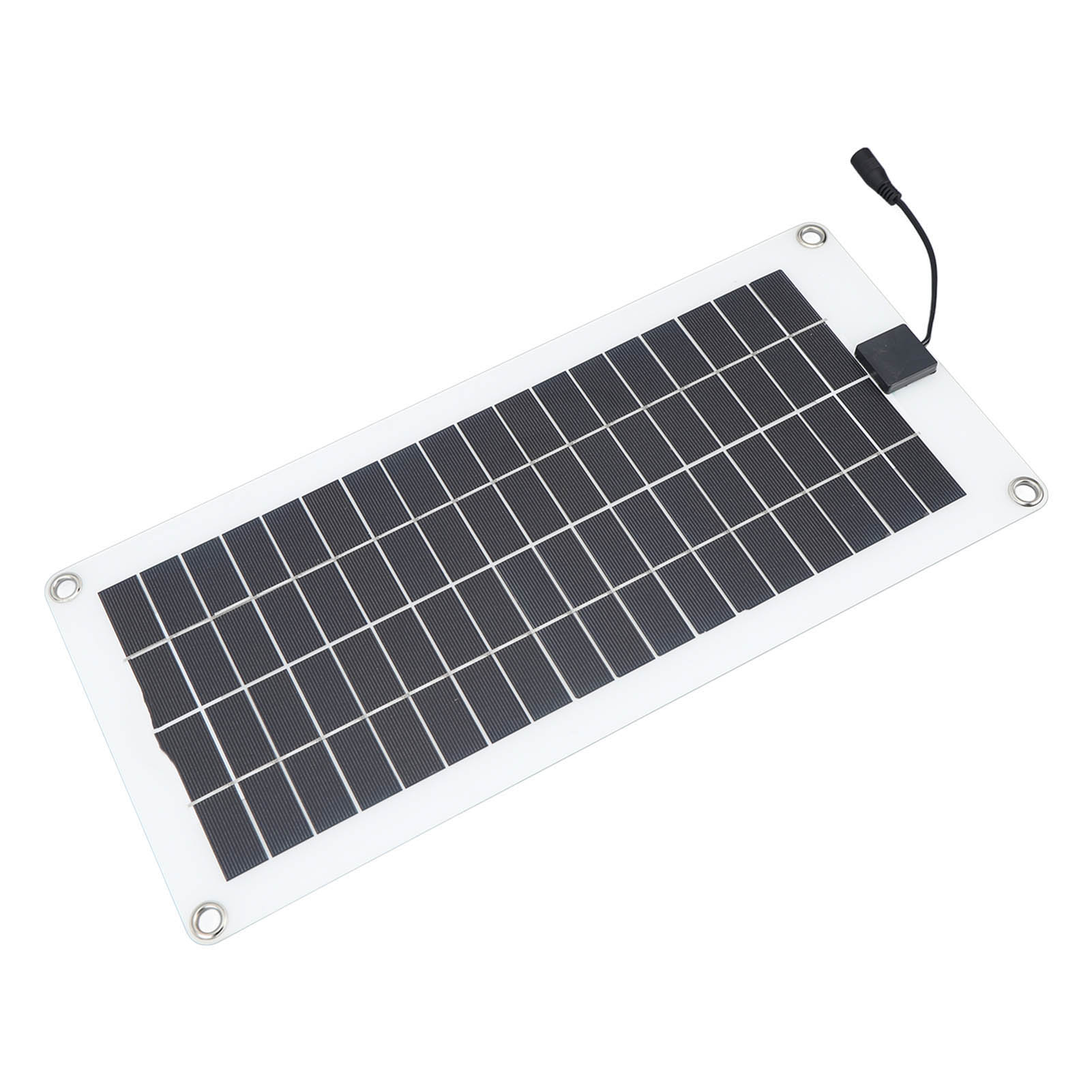 30w 12v Polykristallines Wasserdichtes Solarpanel-set Mit Batterieklemmen Und Zigarettenanzünderadapter