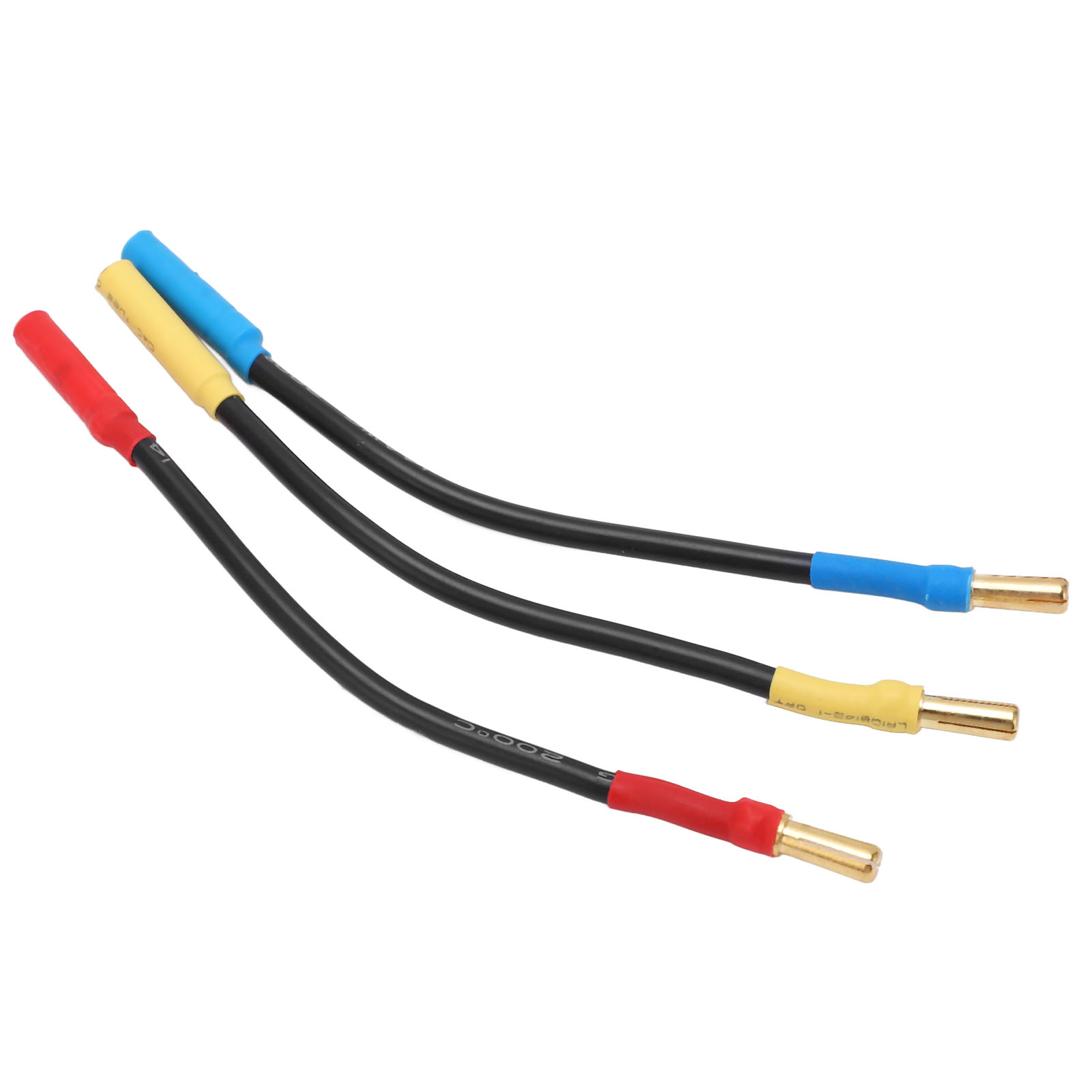3-teiliges Verlängerungskabel Mit 4-mm-bananenstecker, 13 Cm Länge, Hitzebeständige Bananenstecker, Verlängerungskabel Für Boote