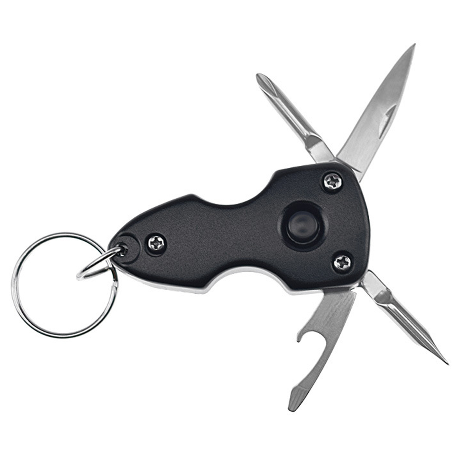 Kompaktes 4-in-1-klappmesser Mit Multifunktionsfunktion Für Reisen, Camping Und Picknicks
