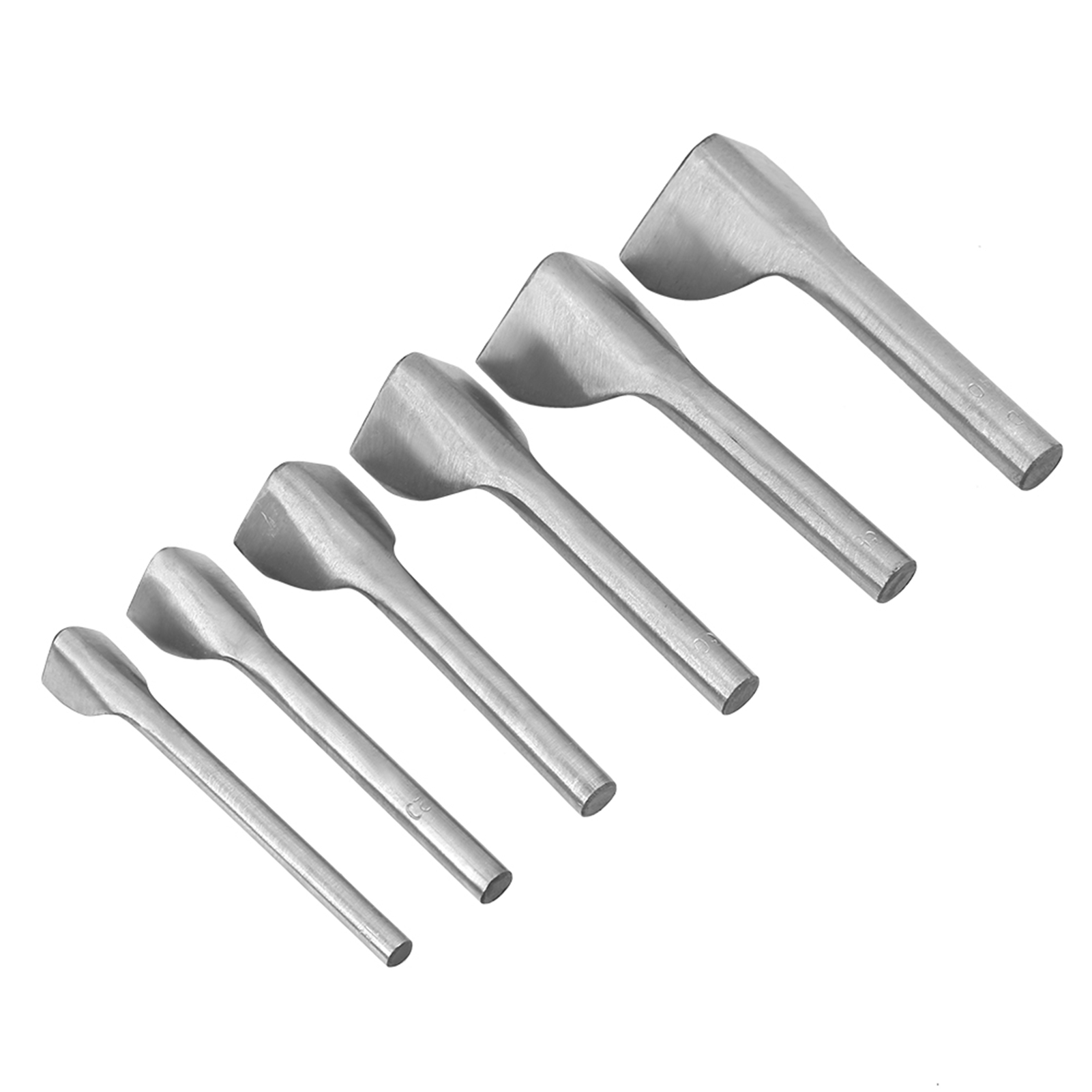 Set Mit 6 Diy-lederlochern, V-förmig, Gürtelendenschneider 15-40 Mm Zum Heimnähen