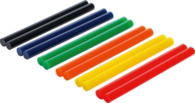 BGS Do it yourself Heißklebe-Patronen bunt Ø 11 mm, 150 mm 12-tlg.
