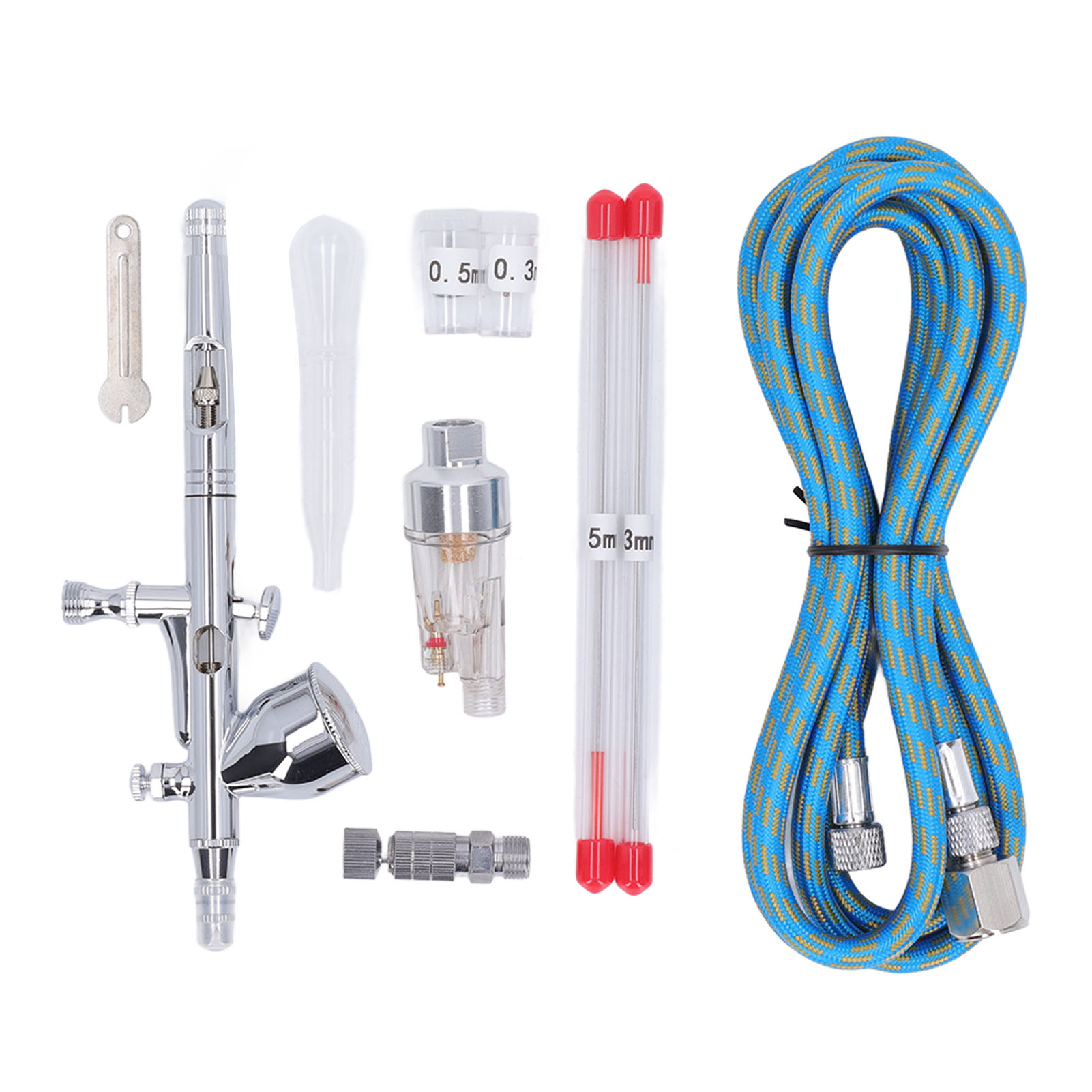 Multifunktionales Dual-action-airbrush-set Aus Kupfer – Robust Und Einfach Zu Bedienen Für Malerei, Bastelarbeiten Und Make-up
