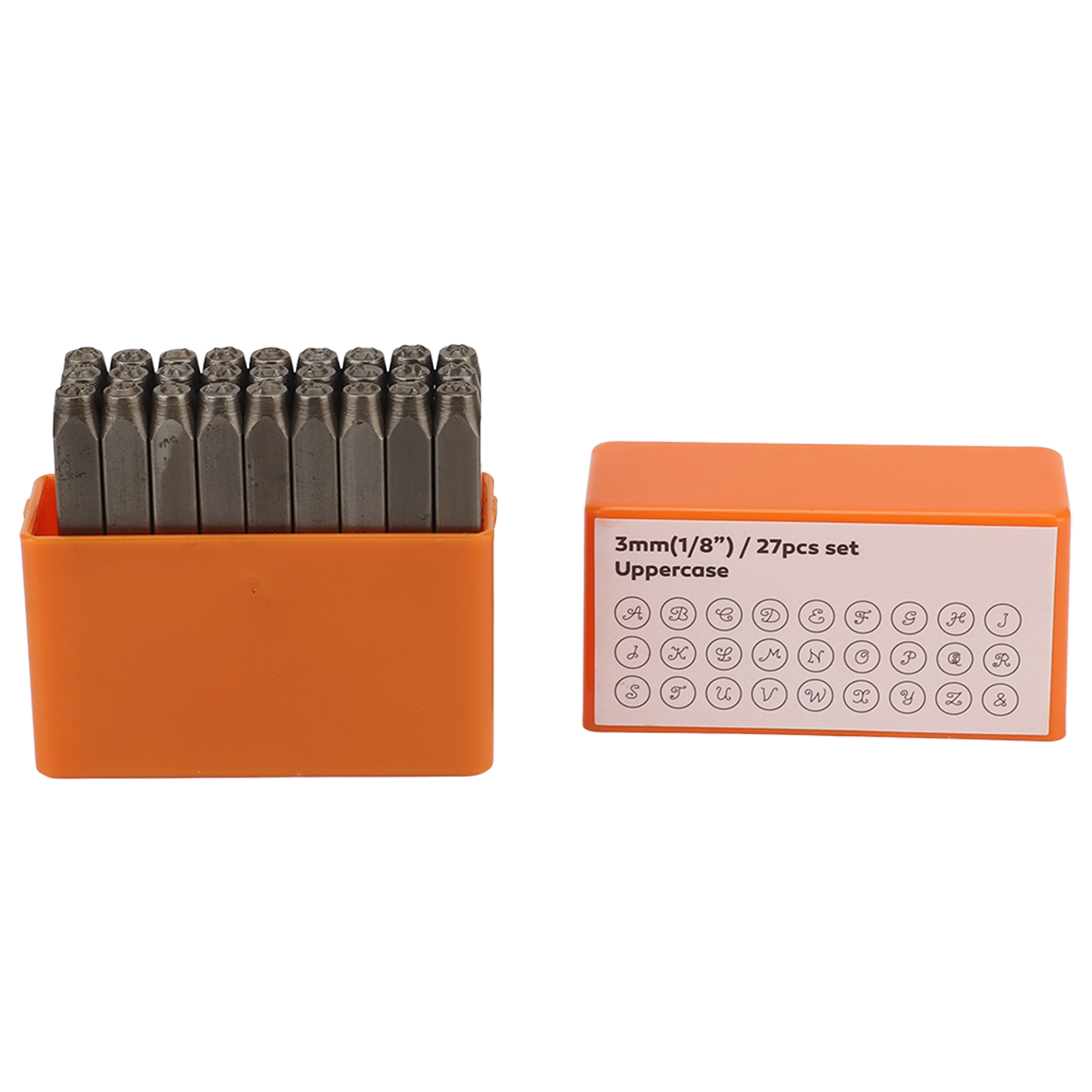 Stempelset Für Großbuchstaben Aus Hochkohlenstoffhaltigem Stahl, Hochfestes Stempelwerkzeug Für Schmuck Und Leder