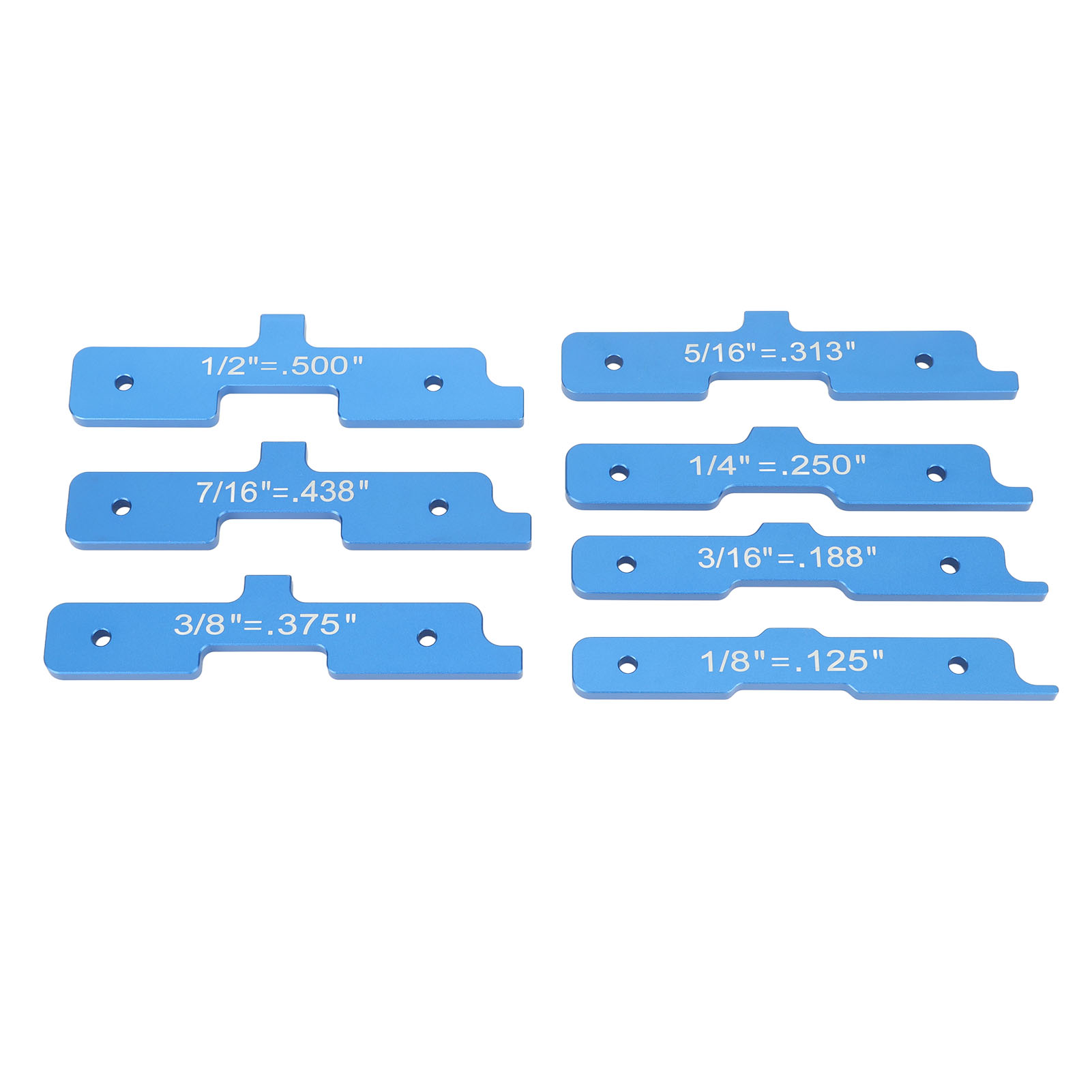 Set Mit Frästisch-einstellstangen, Messblock Aus Legiertem Stahl Für Holzbearbeitung, Bauwesen Und Heimwerkerprojekte