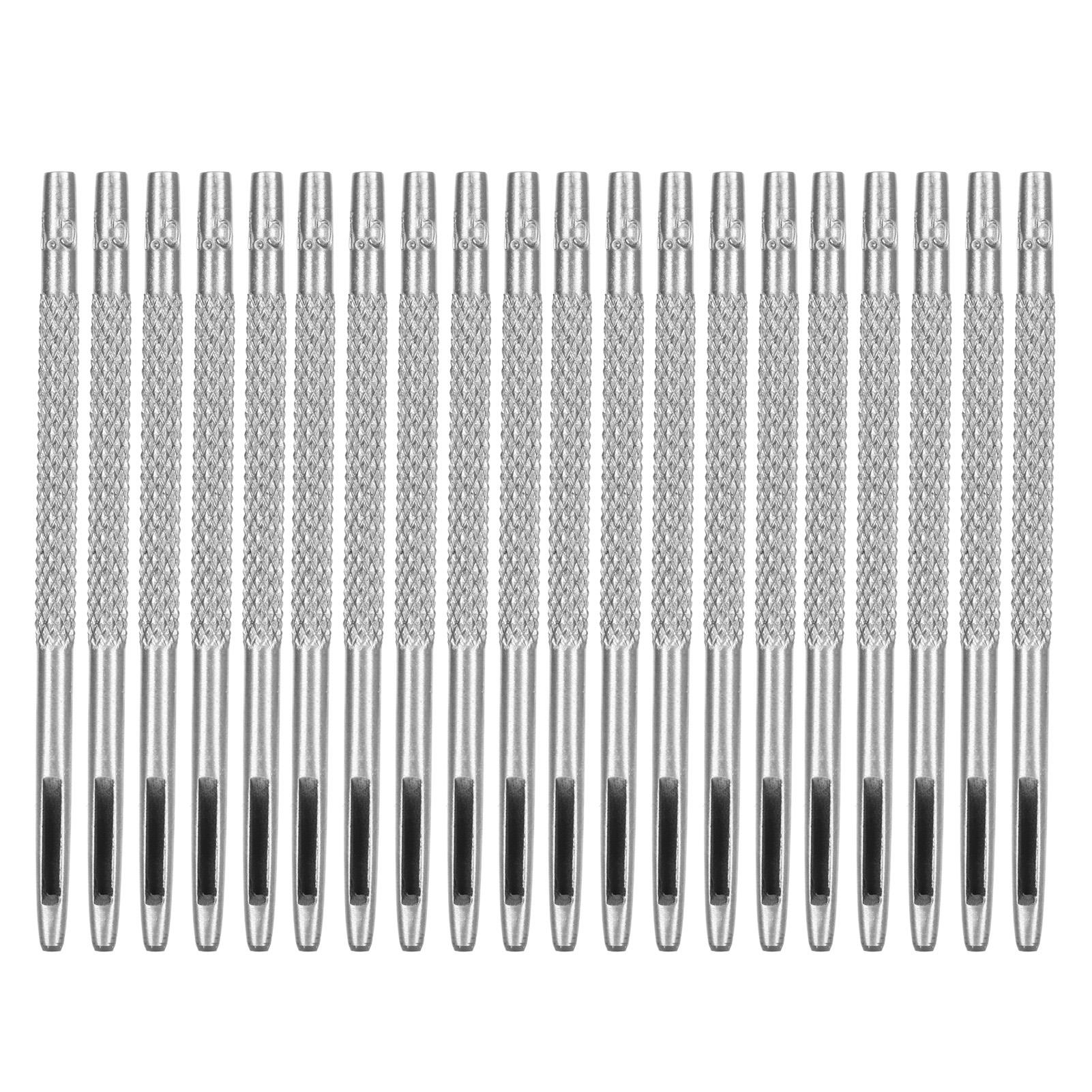 Set Mit 20 Lederlochern, Verchromter Kohlenstoffstahl, Verschiedene Größen, Lochwerkzeug Für Uhrenarmbänder, Gürtel Und Bastelarbeiten, 1,5 Mm