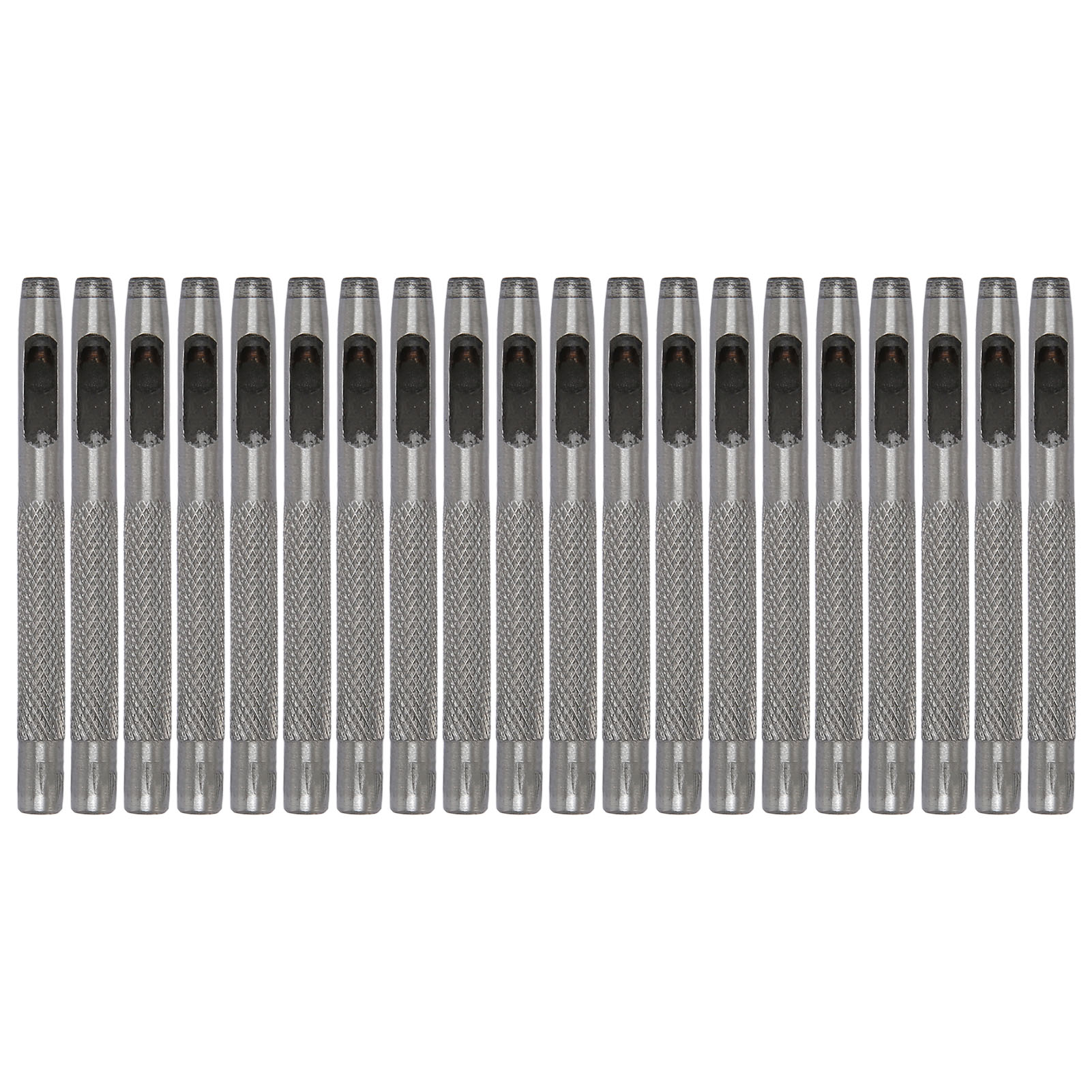 Set Mit 20 Lederlochern, Hochfester Kohlenstoffstahl, Rundlocher Für Diy-projekte, Gürtellocher, 4,5 Mm / 0,18 Zoll