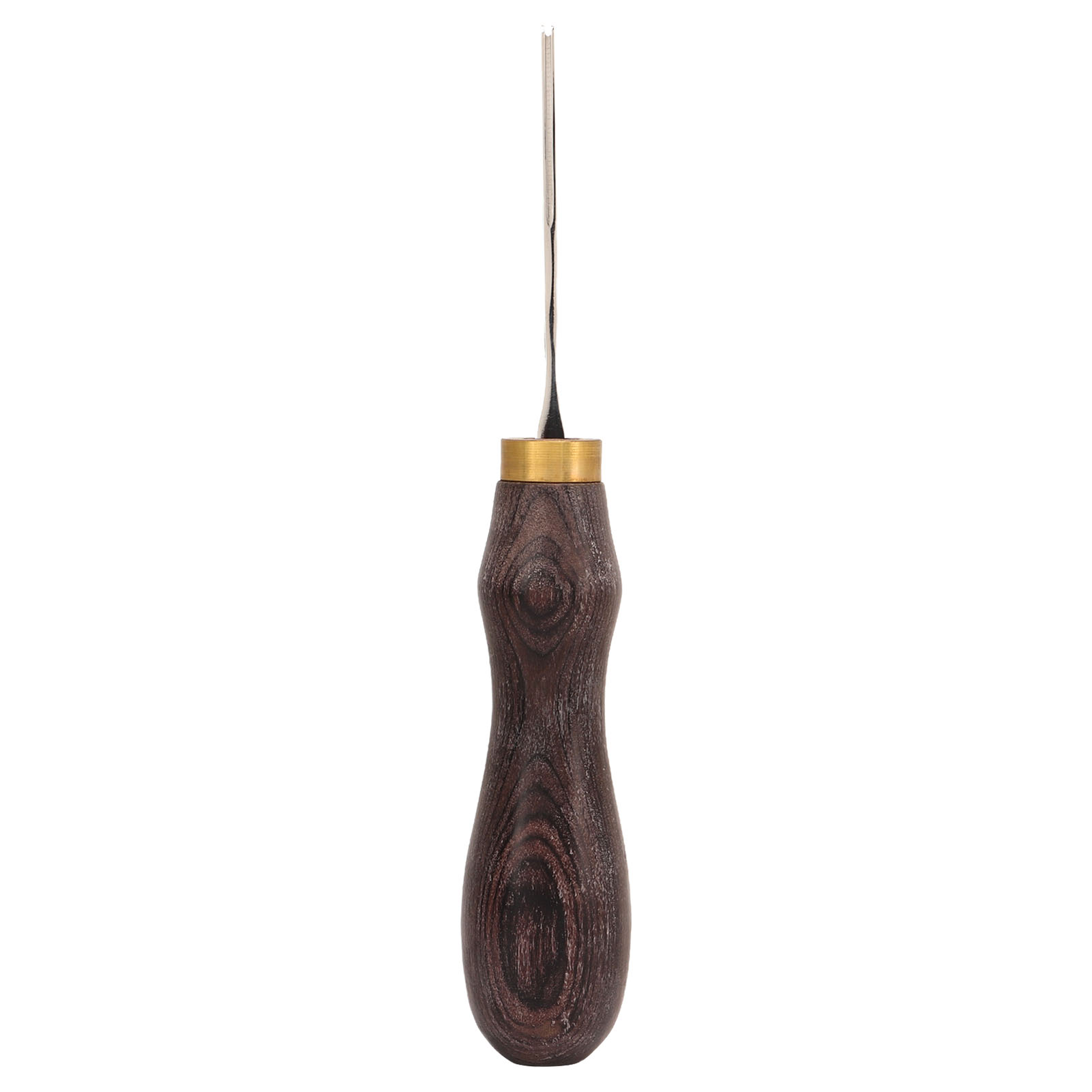 Tragbares, Professionelles Lederbearbeitungsmesser Mit Fasen- Und Schneidefunktion Sowie Griff Aus Ebenholz, 2-teilig, 0,7 Mm