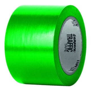 A.M.P.E.R.E. Traffic Tape Standard 0,15 mm Dicke 75mm x 33m Grün