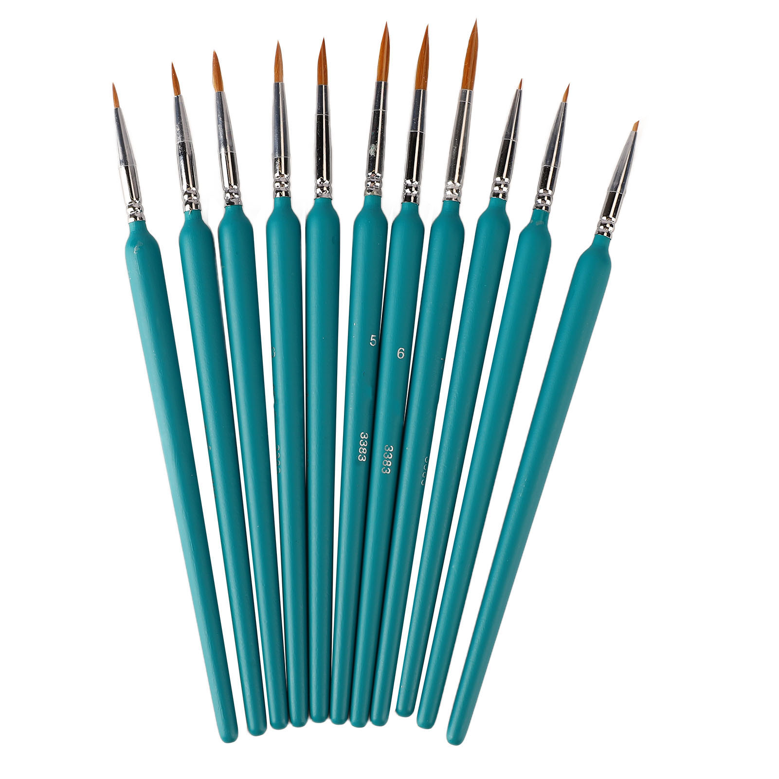 Set Mit 11 Detailpinseln, Mini-feinspitzpinsel Für Acryl-, Aquarell-, Öl-, Modellbau- Und Bastelarbeiten