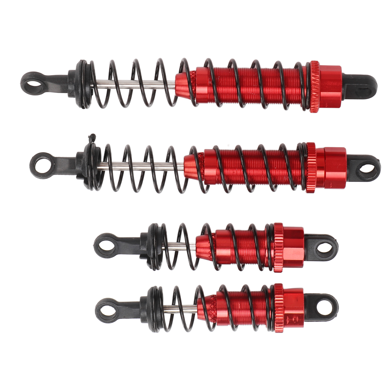 Aluminium-stoßdämpfer (vorne/hinten) Für Wltoys 12428 Modellauto Im Maßstab 1:12, Rot