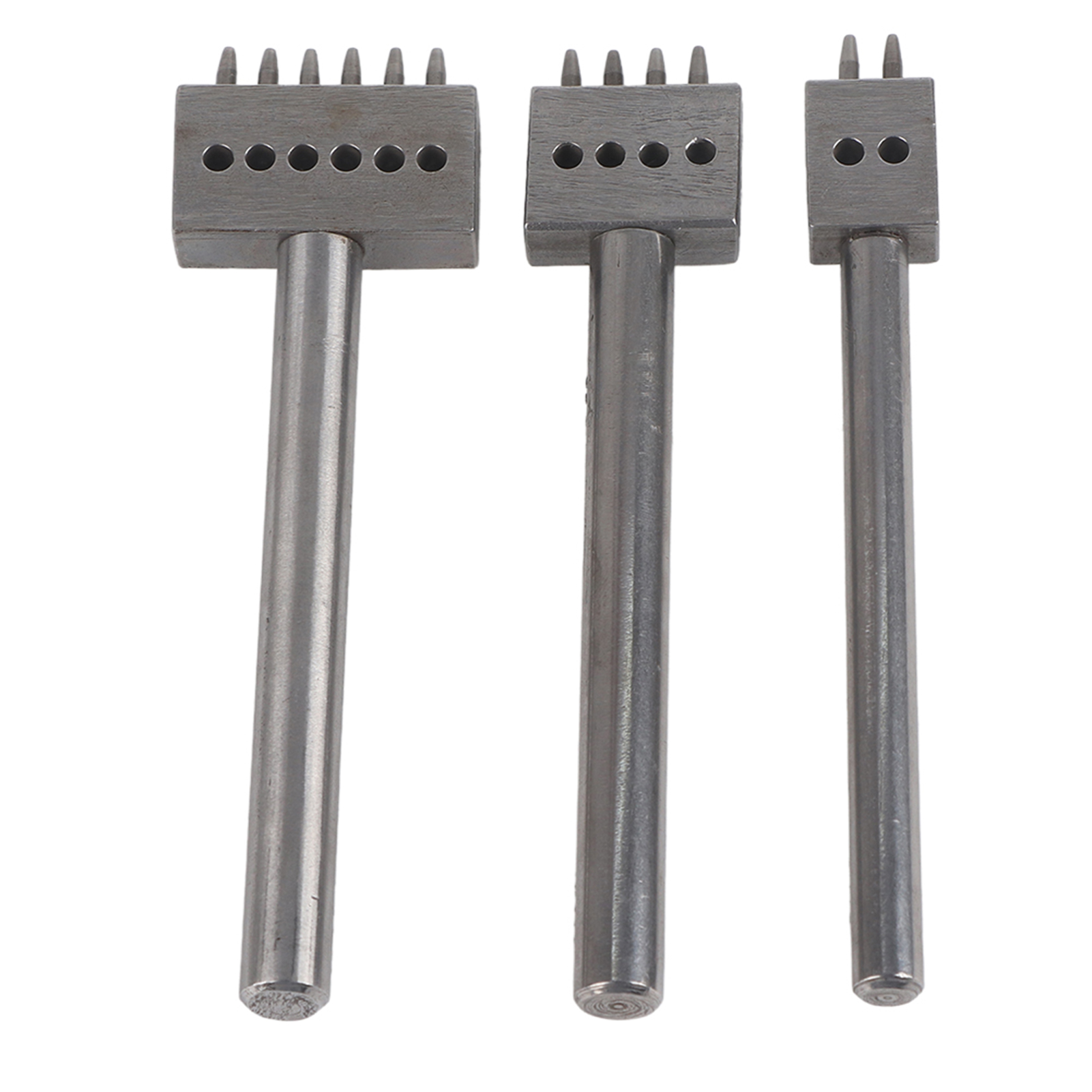 Set Mit 3 Drehbaren Lederstanzen Für Diy-projekte, Gürtellochstanze, 5 Mm (2+4+6)