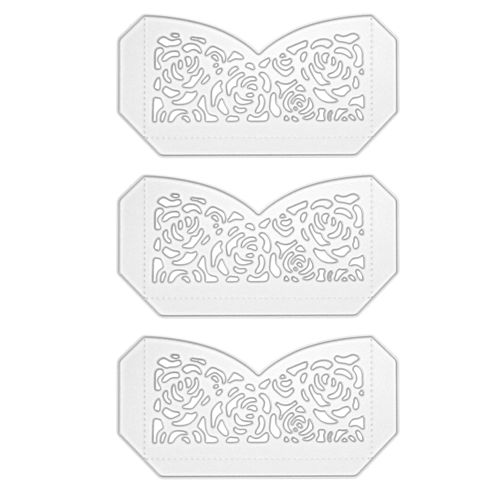 Set Aus 3 Stanzformen Aus Kohlenstoffstahl, Vielseitige Prägeschablone Für Diy-scrapbooking Und Fotoalben