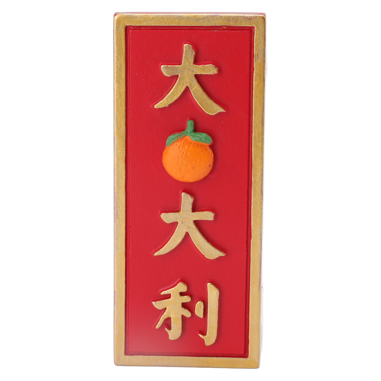 Set Mit 3 Retro-kühlschrankmagneten In Form Chinesischer Glücksbringer, Leicht Zu Reinigendes Kunstharz, Kleine Dekorative Kühlschrankmagnete