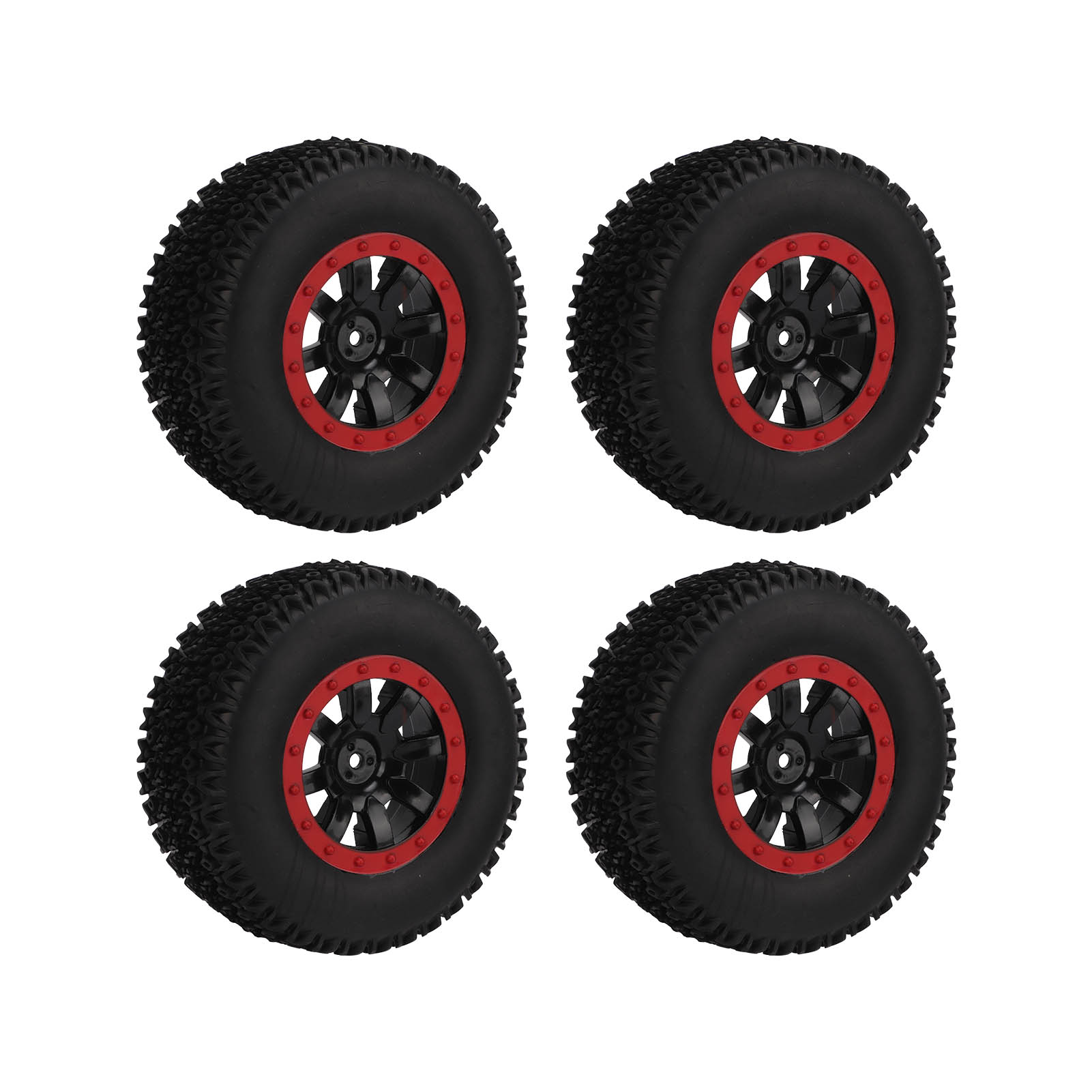 Short Course 12mm Hex Rc Truck Reifen Gummifelgen Für Traxxas Slash Und Hpired