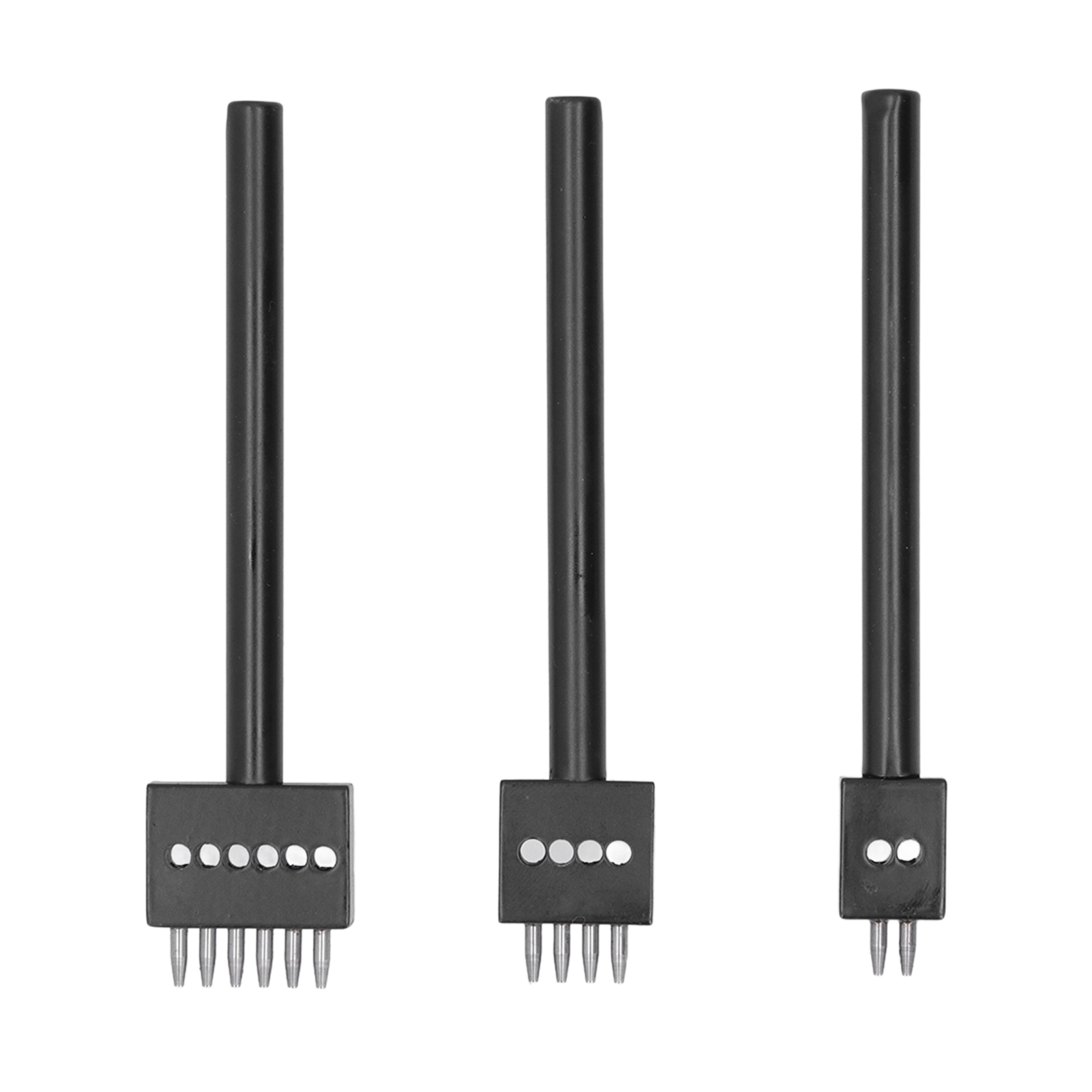Set Mit 3 Professionellen, Rostbeständigen, Hochharten Klauenstanzen In Verschiedenen Größen Für Diy-gürtel (6 Mm)