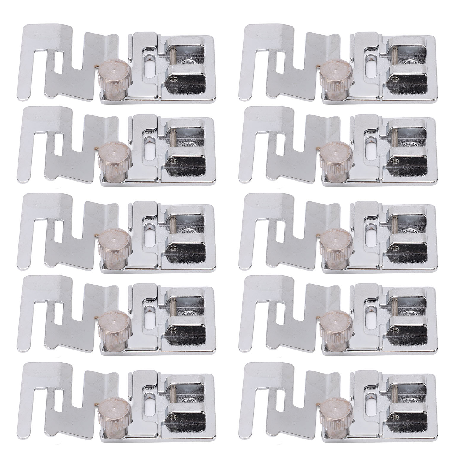 Set Mit 10 Elastischen Nähfüßen Aus Edelstahl, Rostfrei, Präzise Größe, Für Nähmaschinen