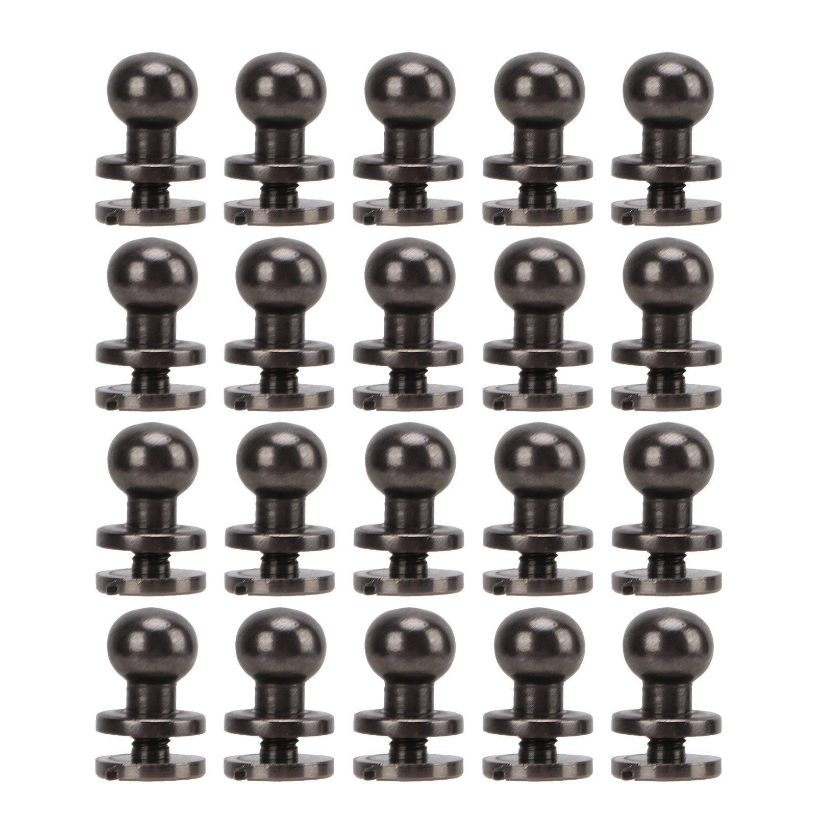 20 Stück Rostfreie Messingnieten, Rundkopf, Diy-schrauben Für Handtaschen Und Schuhe, 8 X 7 Mm