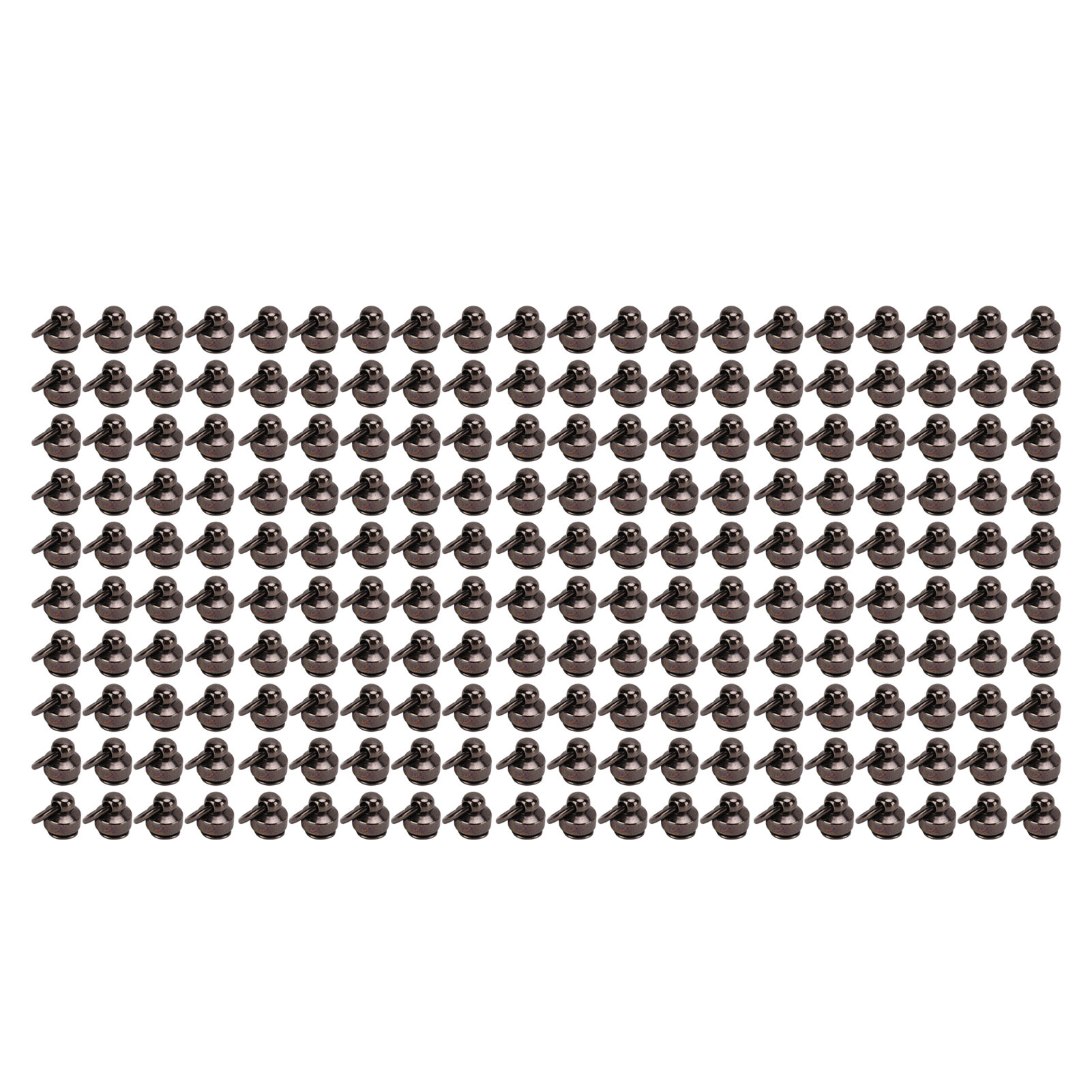 200 Messingnieten Für Taschen, Kugelnägel, Zugringe, Hohe Haltbarkeit, 9-mm-schraubnieten, Diy-bastelarbeiten, Bekleidung