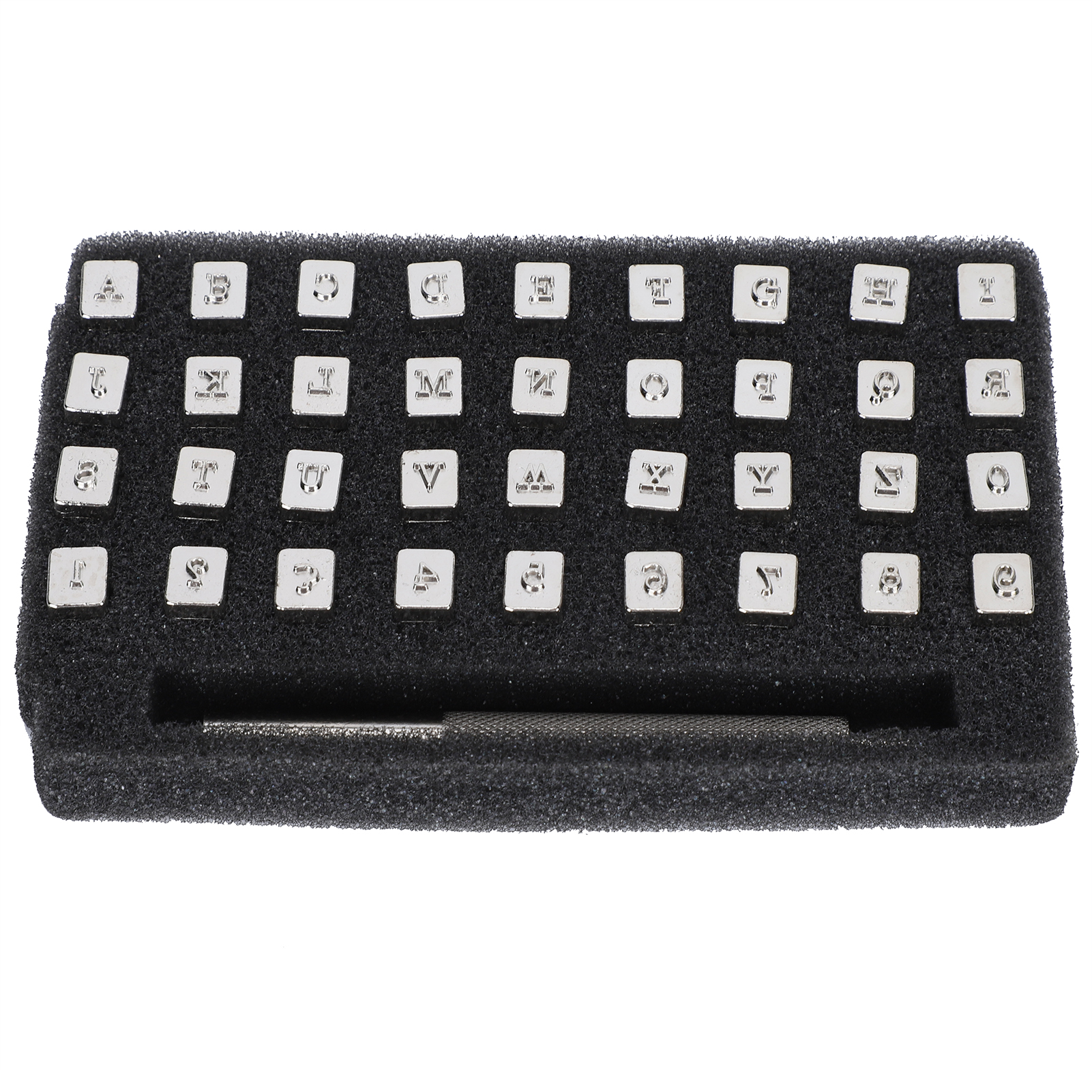 Set Mit 36 Lederlochern, Alphabet, Zahlen, Gravur, 1-teiliger Griff, Bastelwerkzeug, 3,5 Mm