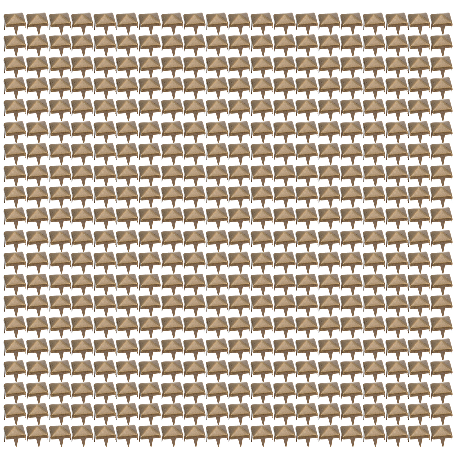 Packung Mit 400 Vierkantnägeln, 4–7 Mm, Für Diy-lederarbeiten, Accessoires, Taschen, Schuhe, Gürtel, Bronze, 5 Mm