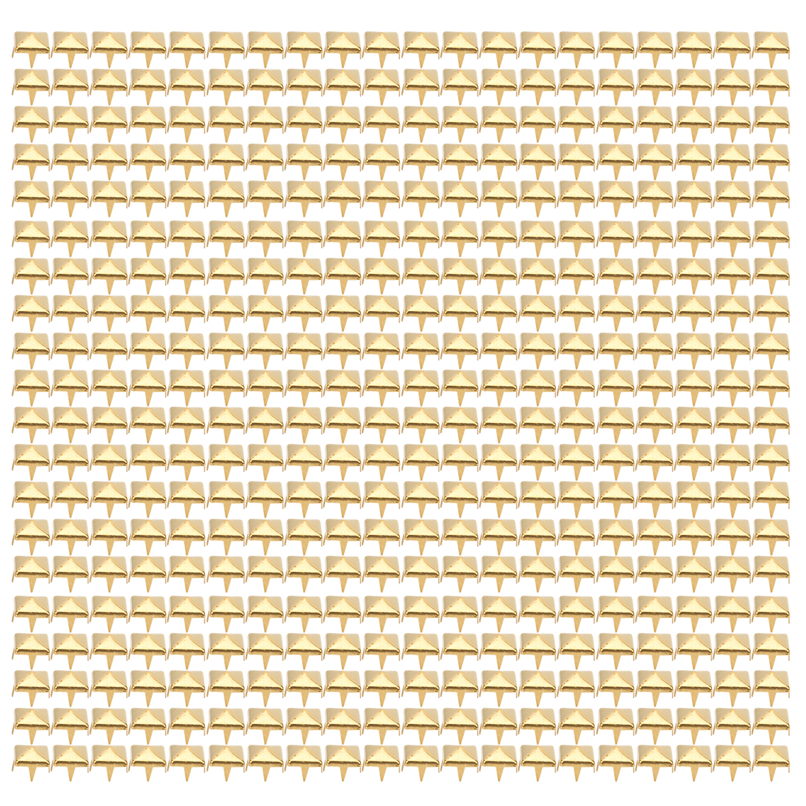 Packung Mit 400 Quadratischen Nägeln, 4–7 Mm, Für Diy-lederarbeiten, Accessoires, Taschen, Schuhe, Gürtel, 6 Mm Gold