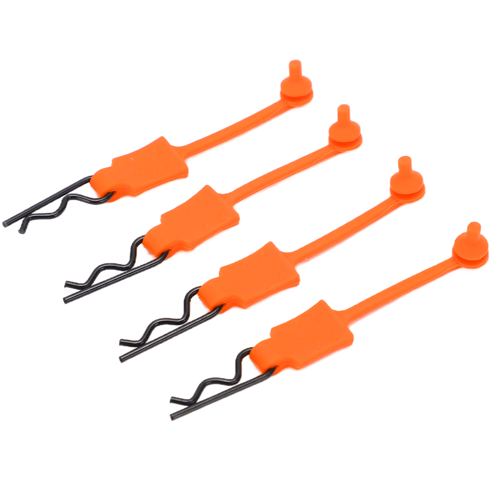 Karosseriestifte Für 1/10 Rc-cars, Universelle Karosseriebefestigungen, Orange Ersatzclips