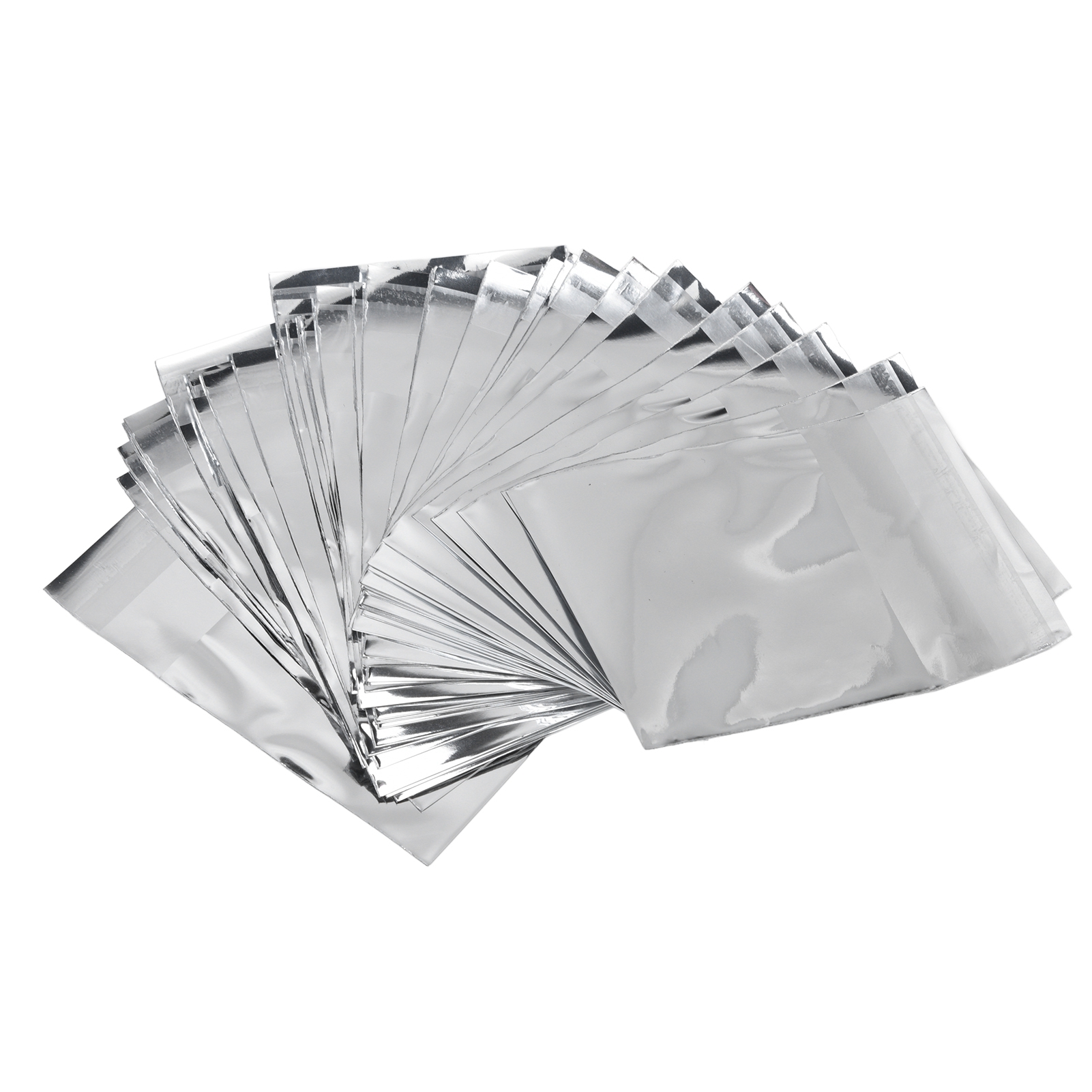 50 Wiederverschließbare, Luftdichte, Staubdichte, Wiederverwendbare Und Robuste Aluminiumbeutel, 6,5 X 6,5 Cm, Zeitsparend Und Geruchsdicht