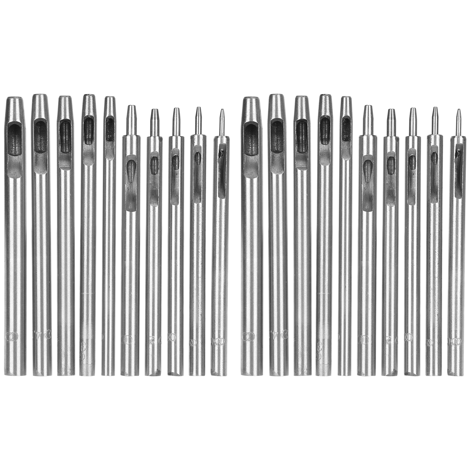 Set Mit 20 Lederlochern Für Uhrenarmbänder, Gürtel, Diy-rundlocher