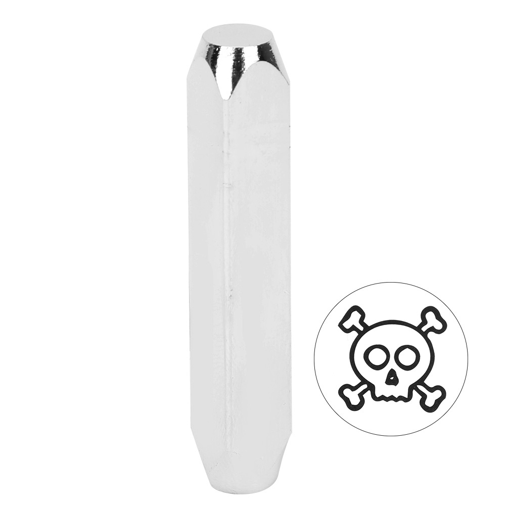 6-mm-stempelset, Kohlenstoffstahl, 1/4 Zoll, Diy-werkzeug Für Leder, Holz, Schmuck, Totenköpfe
