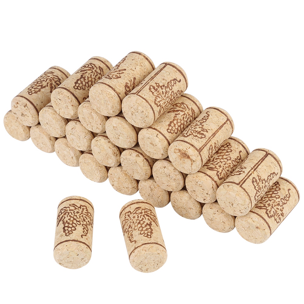 50 Naturkorken 22 X 44 Mm, Gerade Holzstopfen Für Weinflaschen