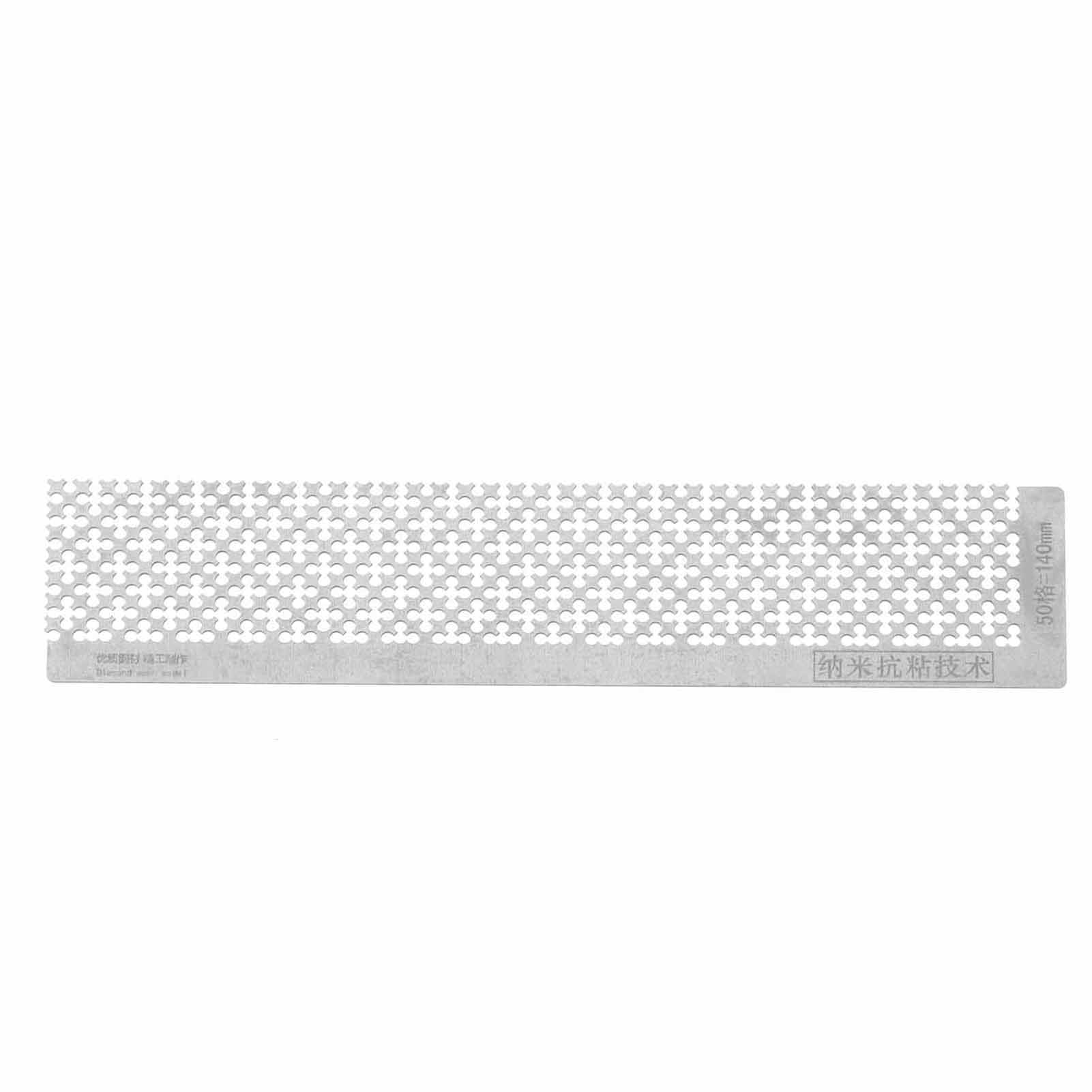 Strassmalerei-lineal Aus Edelstahl, Leeres Raster, Strassstein-setzwerkzeug, 5d Diy, 140 Mm