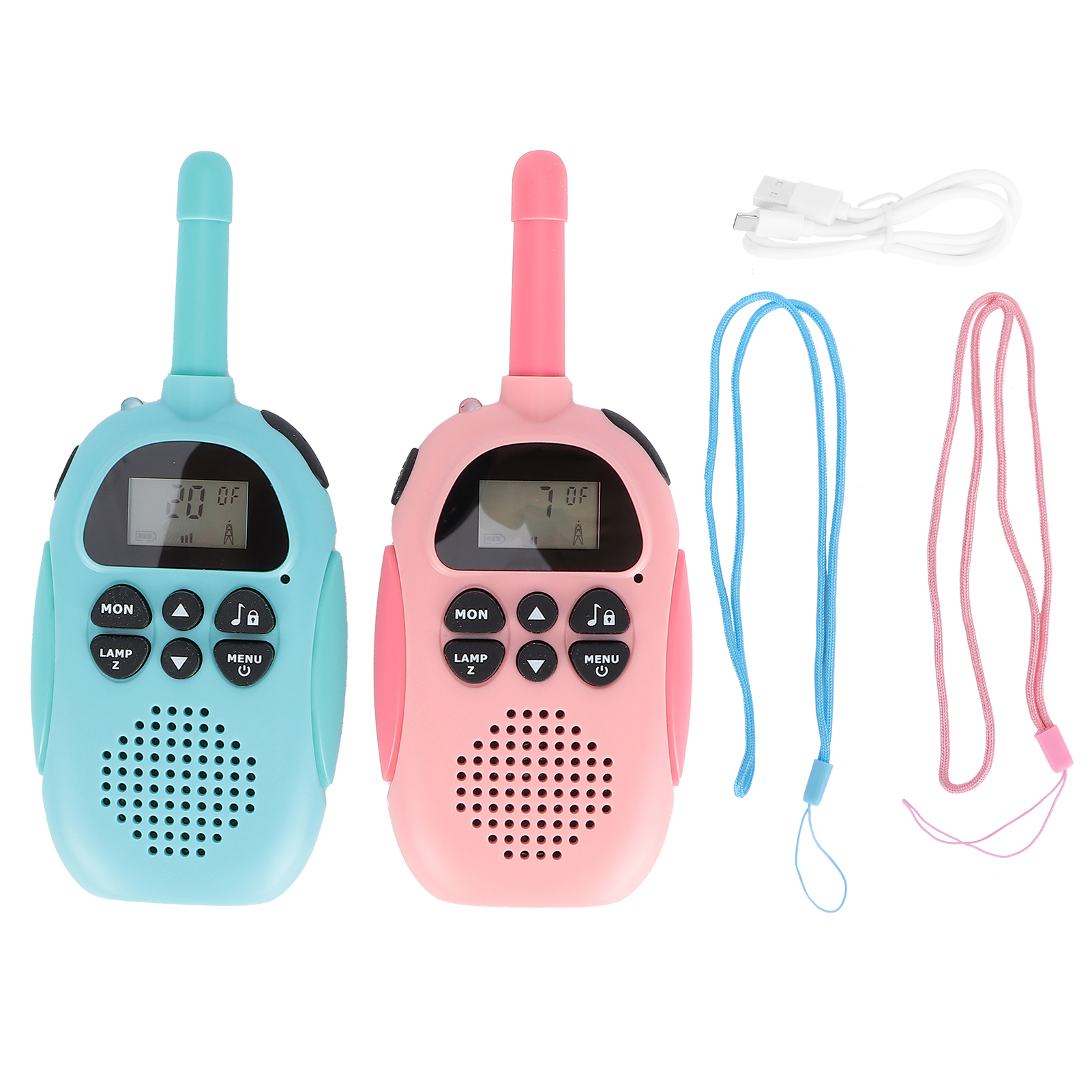 Set Mit 2 Kabellosen Kinder-walkie-talkies, Outdoor-abenteuerspiel Für Eltern Und Kinder, Sender Und Empfänger Für Jungen Und Mädchen