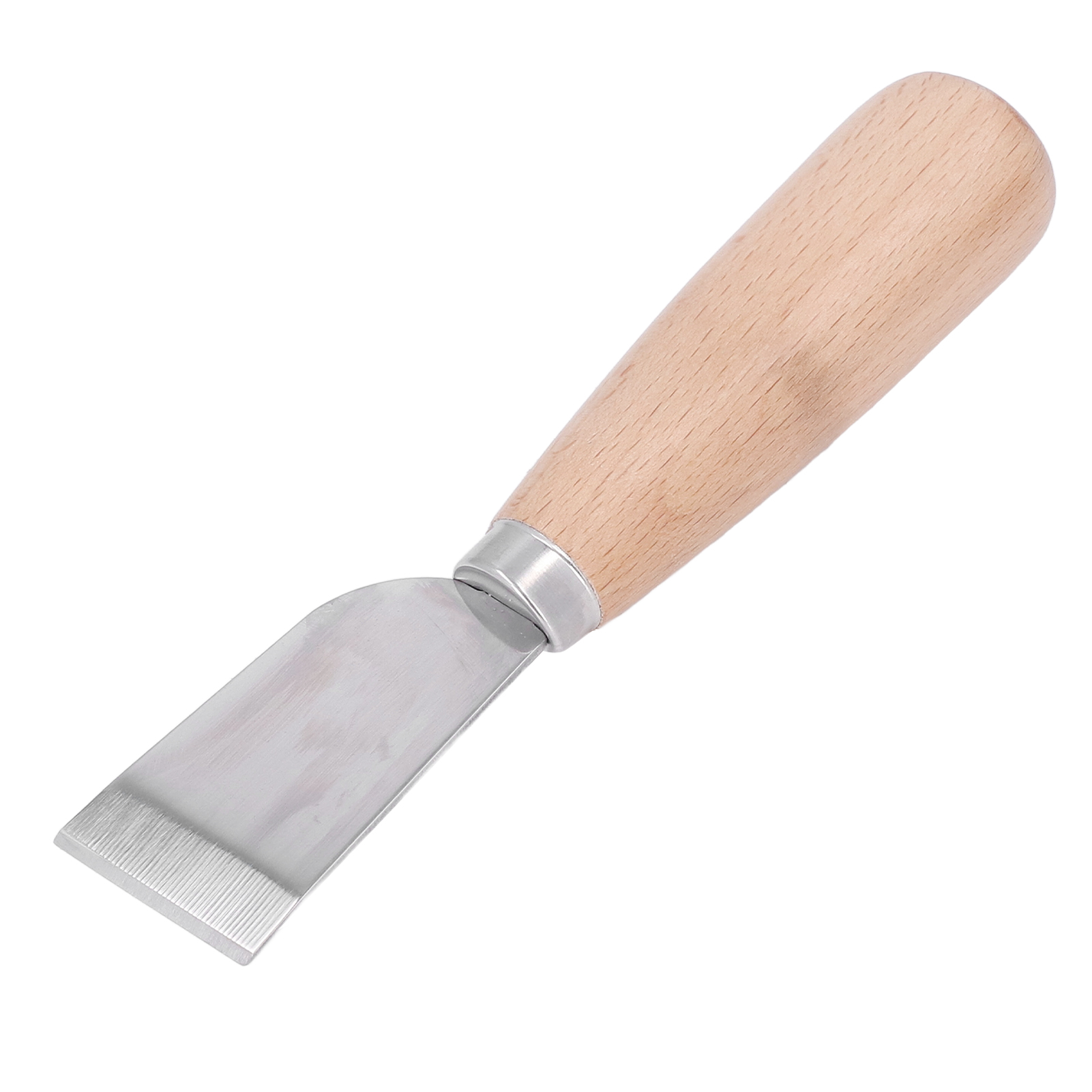 Mit Leder Umwickeltes Holzmesser, Holzgriff, Klinge Aus Edelstahl, Handgefertigtes Lederbearbeitungswerkzeug Zum Schneiden, Schnitzen Und Veredeln